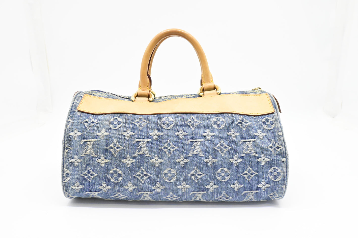Louis Vuitton Neo Speedy Denim Canvas Blue Handbag