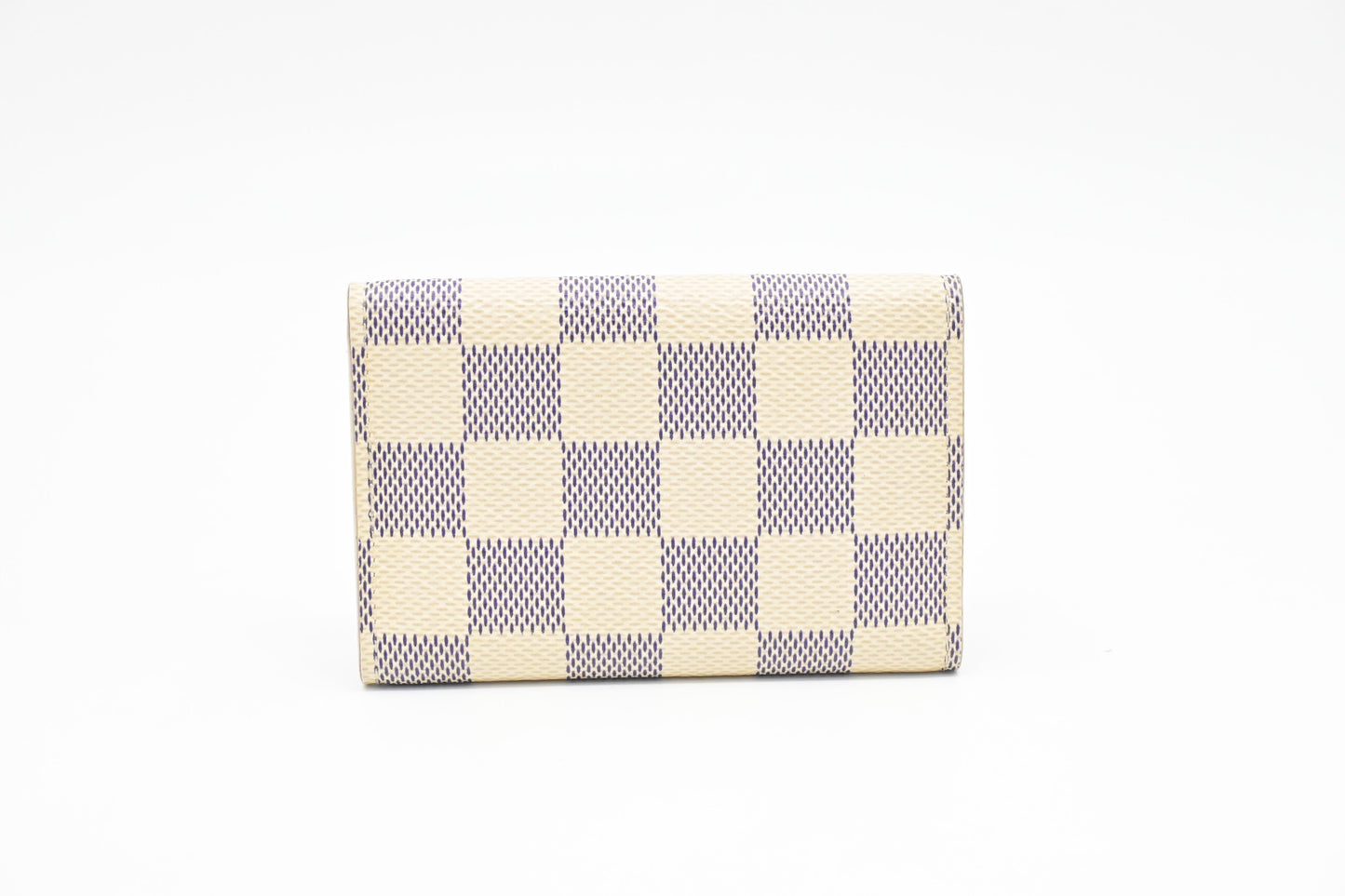 Louis Vuitton 6 Azur Damier Canvas Key Case Wallet Case