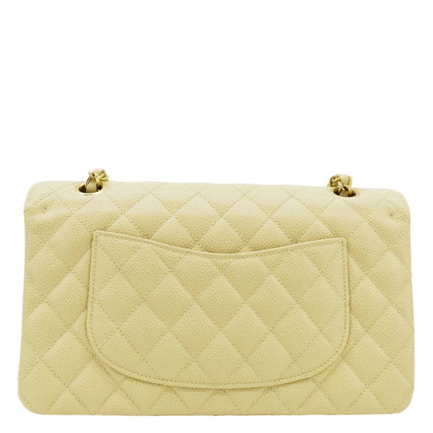 Chanel Classic Double Flap Quilted Caviar Leather Travel Bag