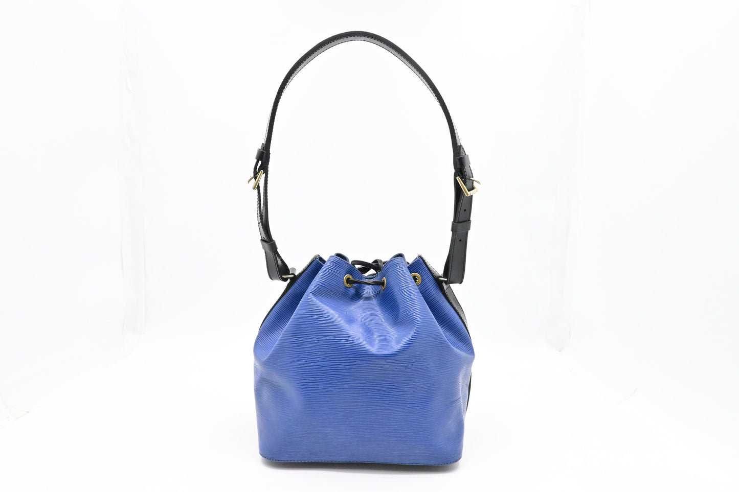Louis Vuitton Petit Noe Epi Leather Blue Handbag