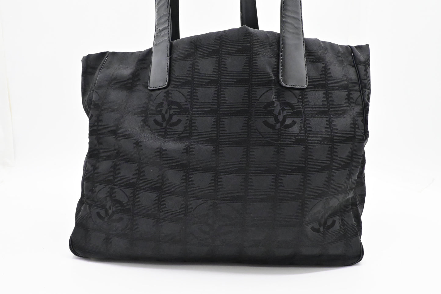 Chanel New Line Black Canvas Travel Bag Canvas 5