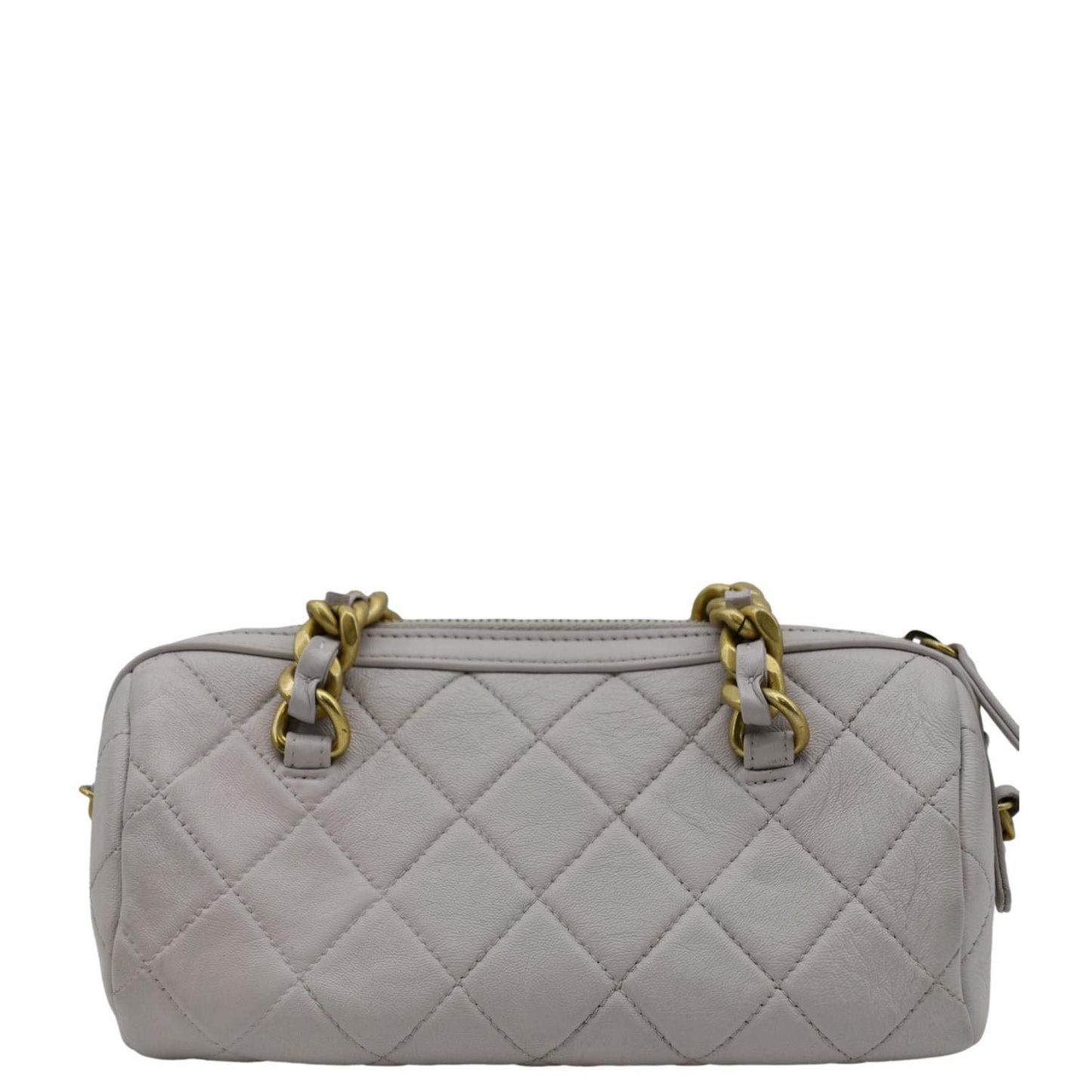 Chanel Fashion Therapy Bowling Quilted Light Leather Pink Travel Bag