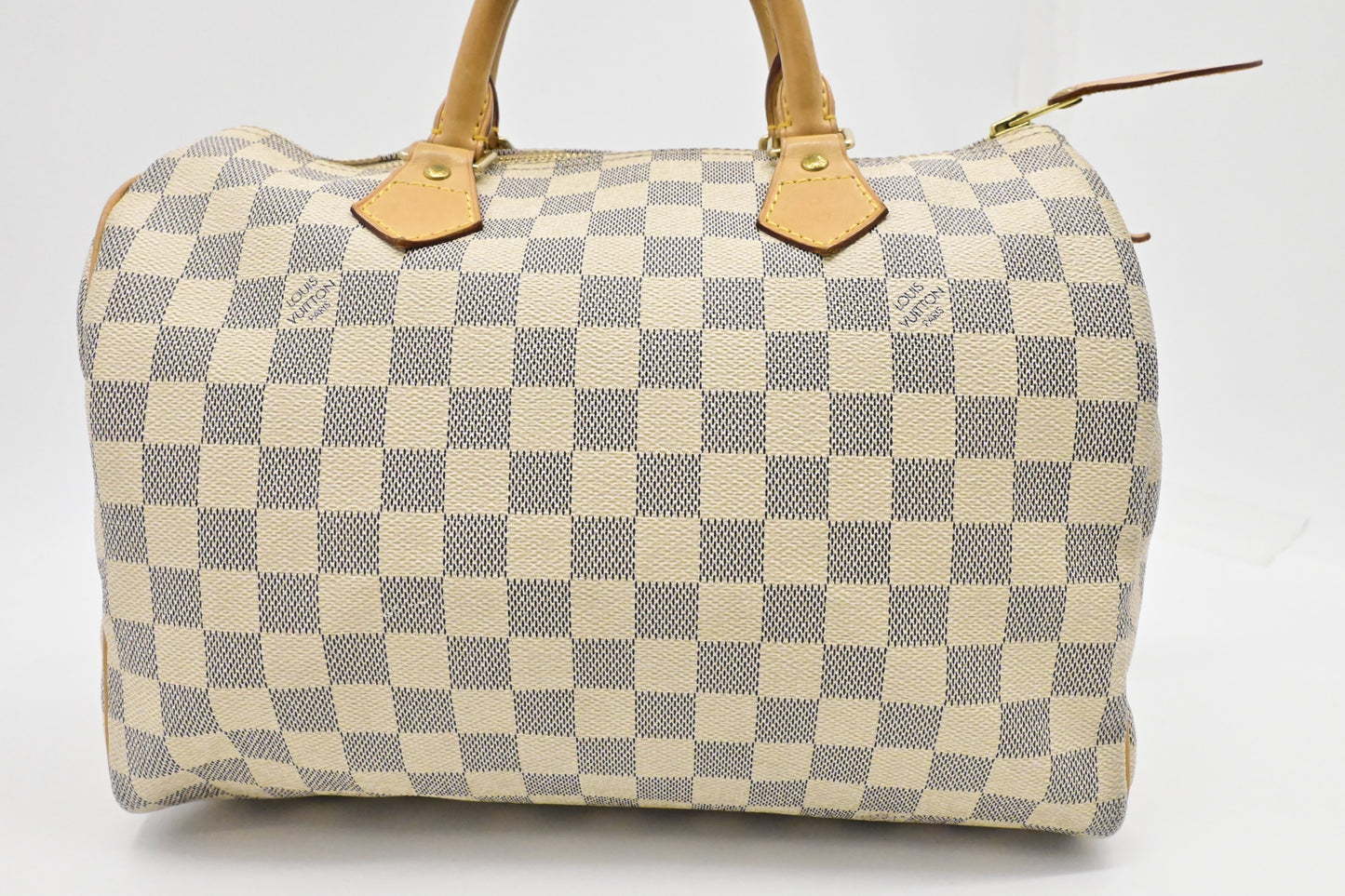 Louis Vuitton Speedy 30 Azur Canvas Damier Handbag