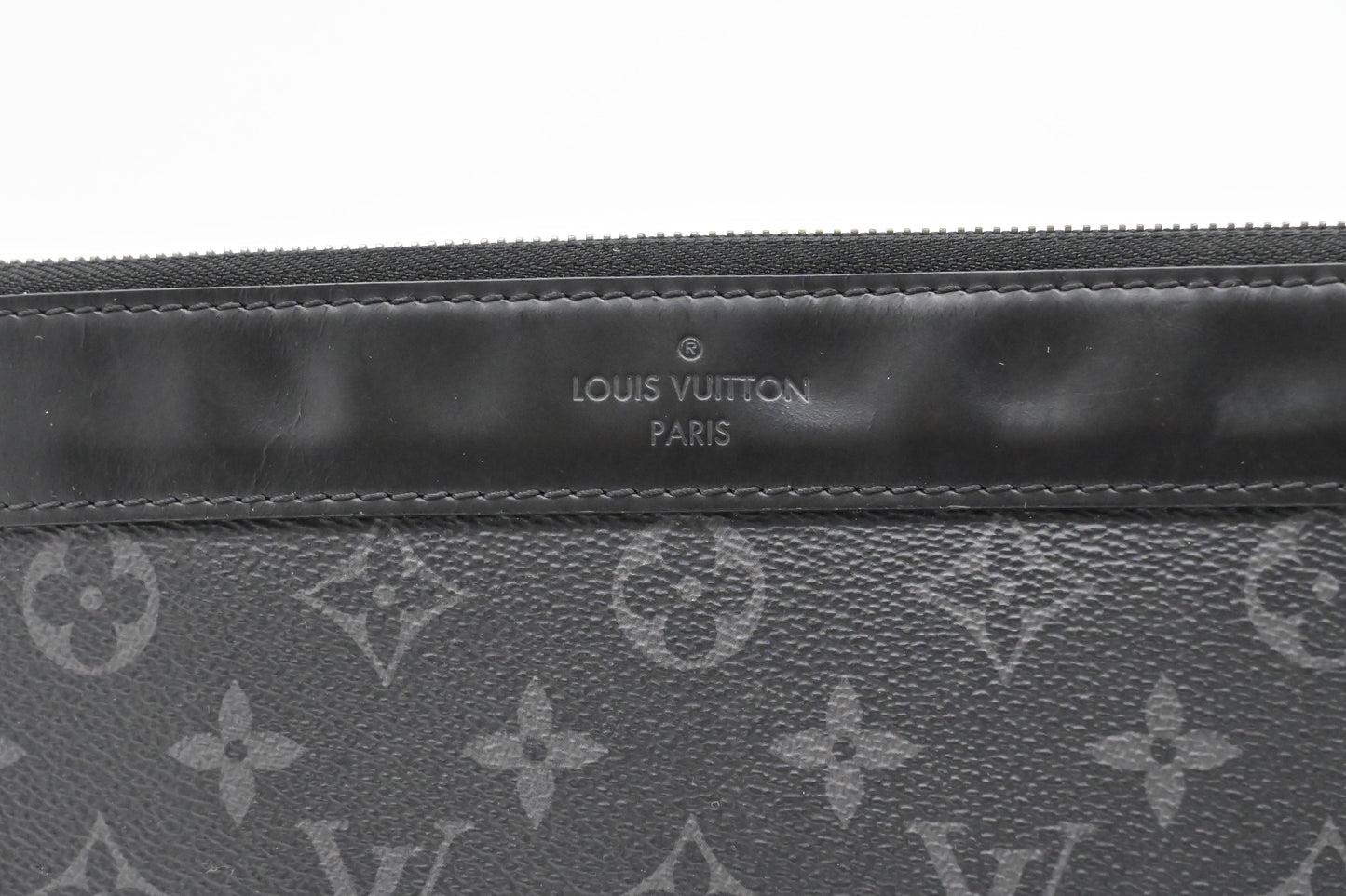 Louis Vuitton Pochette Discovery Eclipse Monogram Canvas Clutch Bag Eclipse Canvas