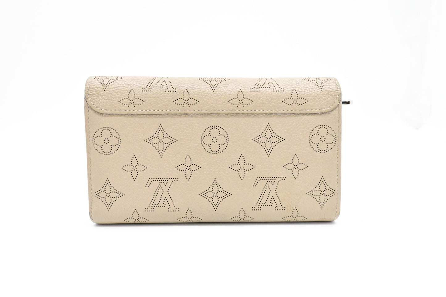 Louis Vuitton Iris Galet Mahina Leather Wallet Case