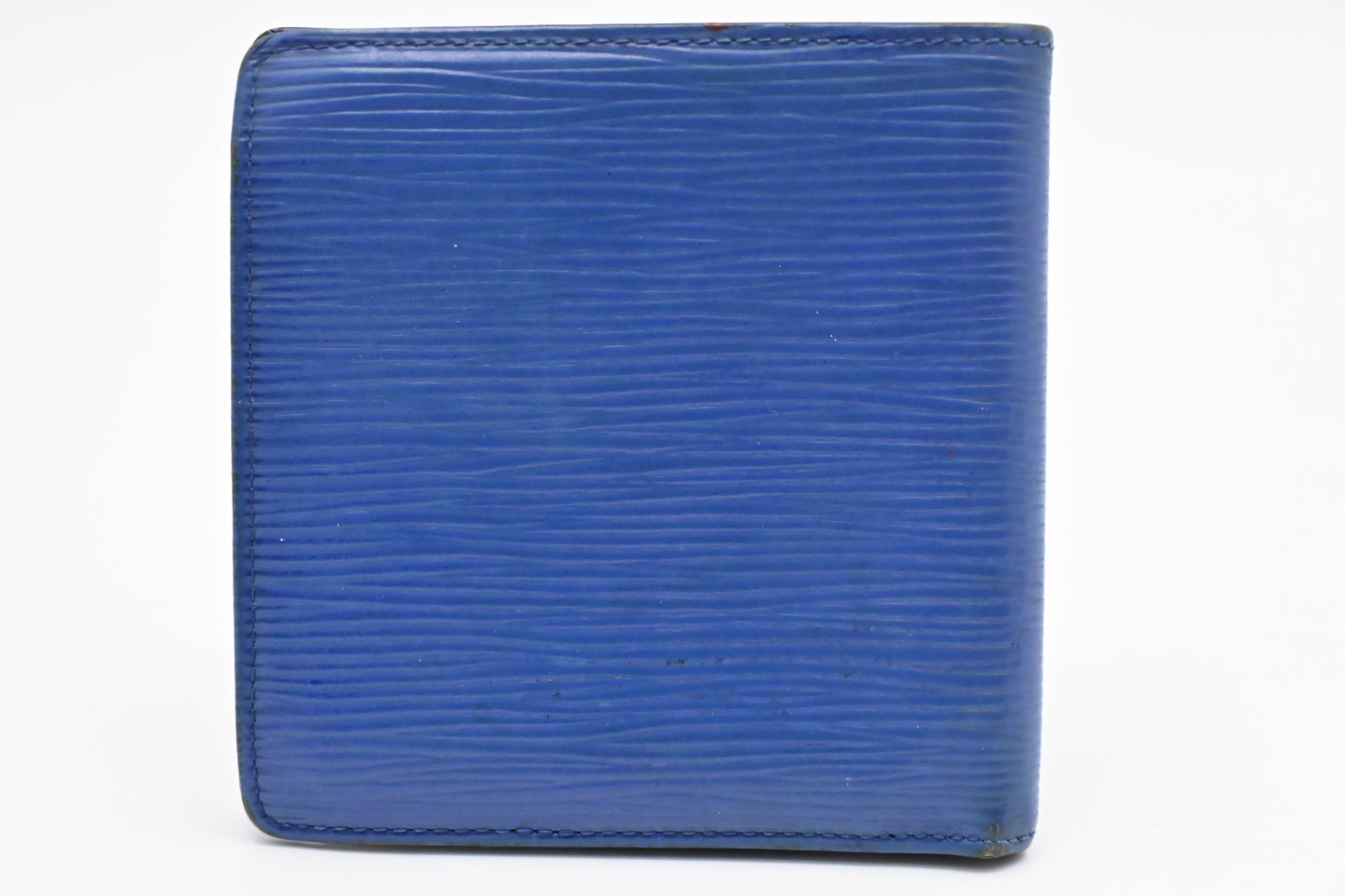 Louis Vuitton Marco Epi Leather Blue Wallet Case