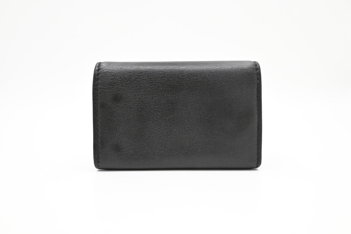 Gucci 6-Key Case Leather Black Handbag