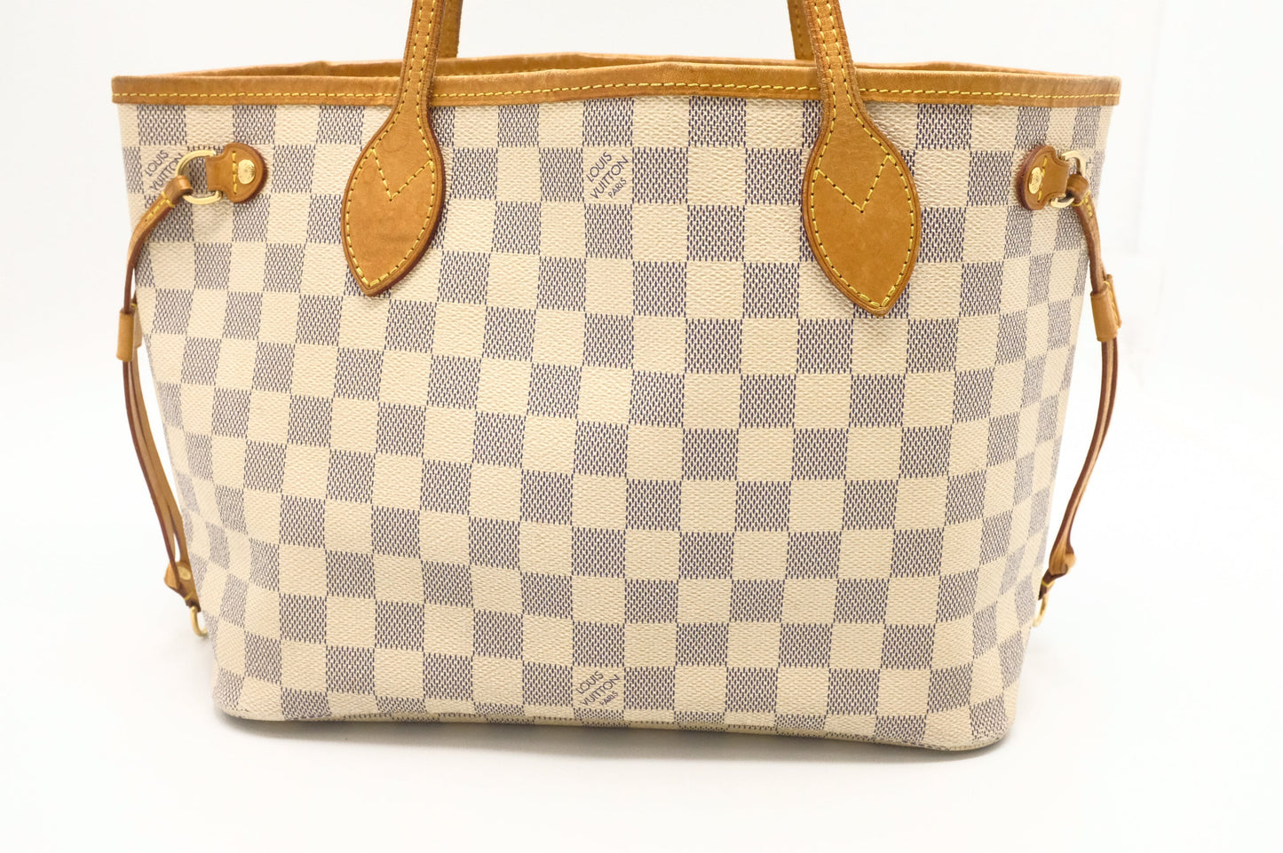 Louis Vuitton Neverfull PM Azur Damier Canvas Tote Bag Canvas 5