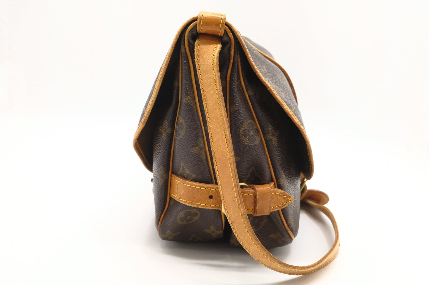 Louis Vuitton Saumur 30 Monogram Canvas Handbag Canvas 2