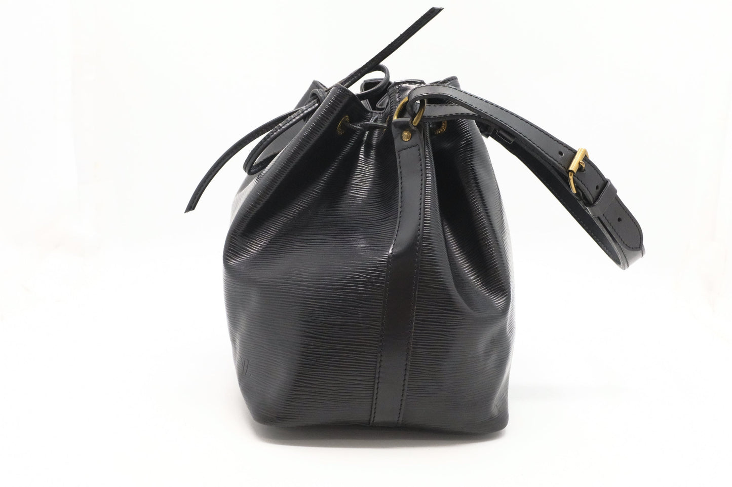 Louis Vuitton Petit Noe Epi Leather Black Handbag
