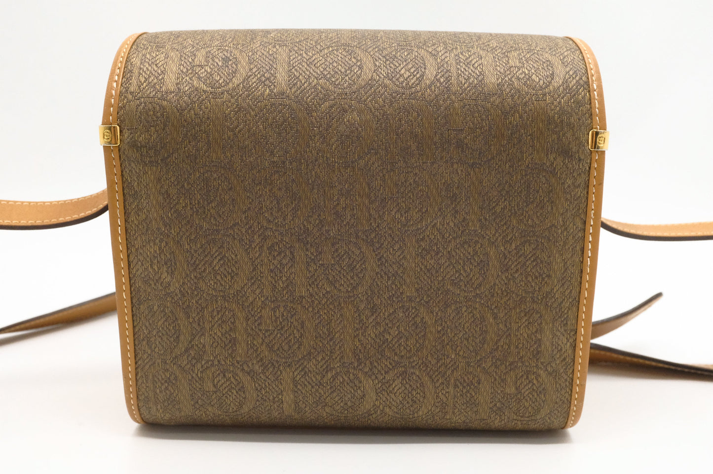 Gucci Brown Canvas Crossbody Bag