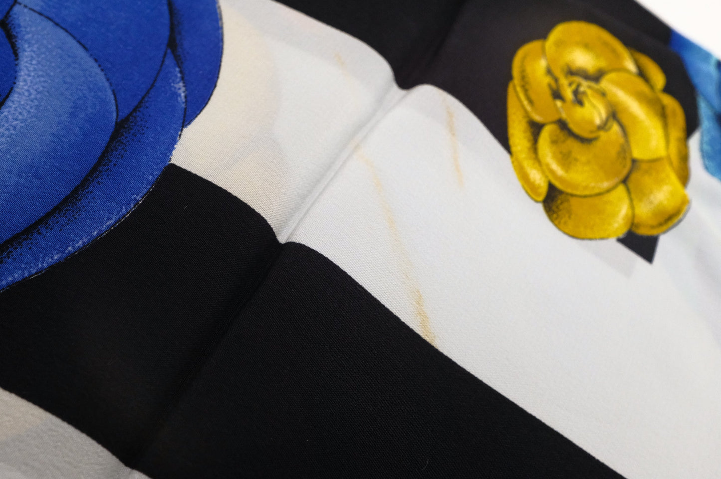 Chanel Camelia Scarf Silk