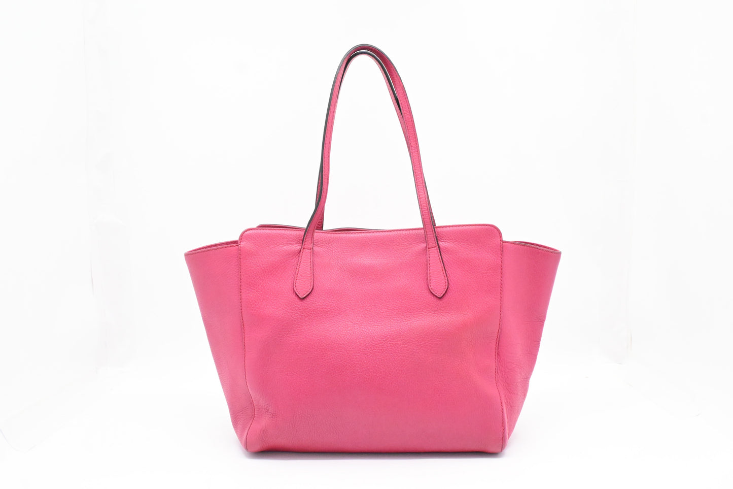 Gucci Swing Leather Pink Tote Bag