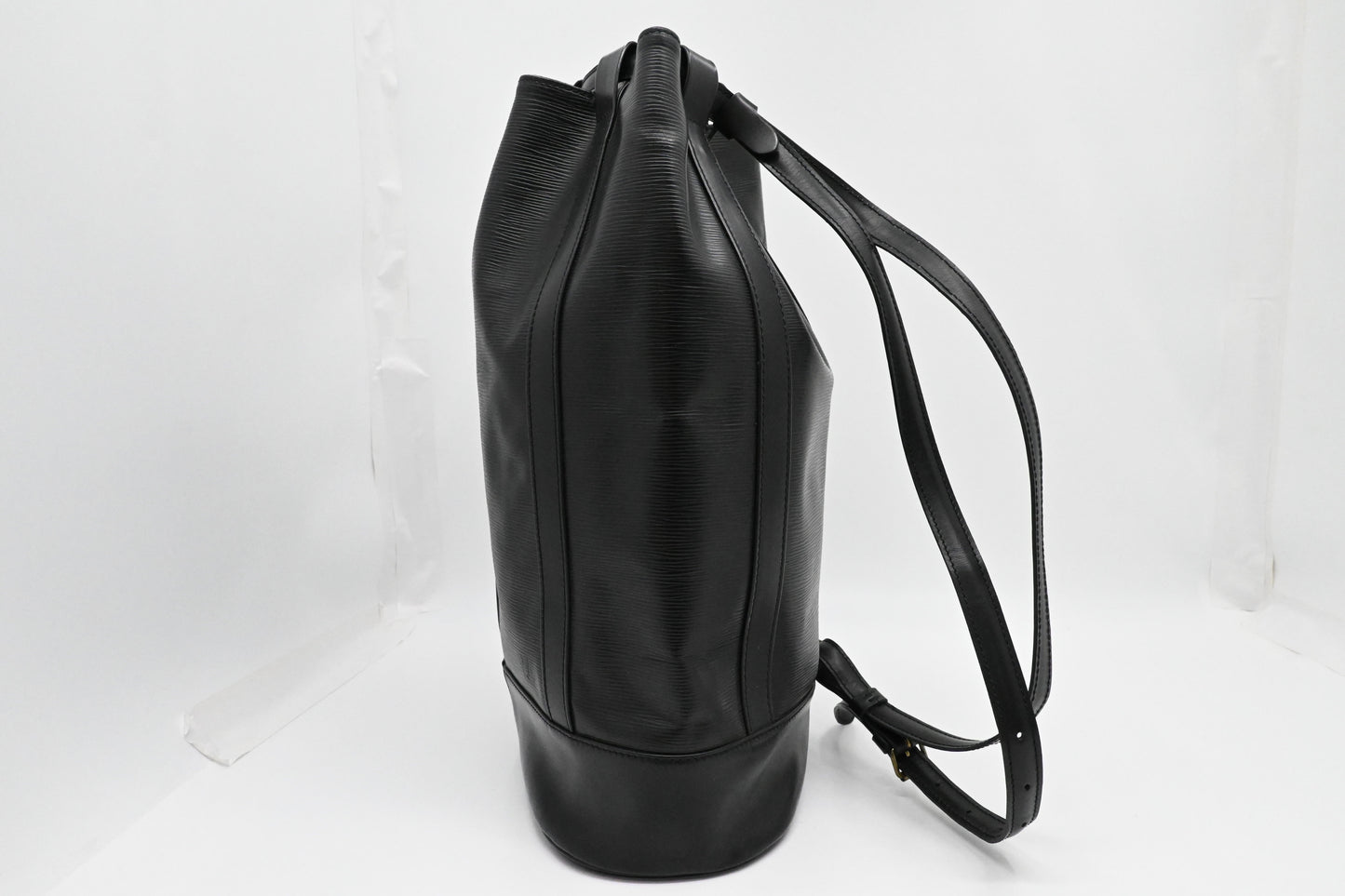Louis Vuitton Randonnee Black GM Leather Epi Handbag Leather 1