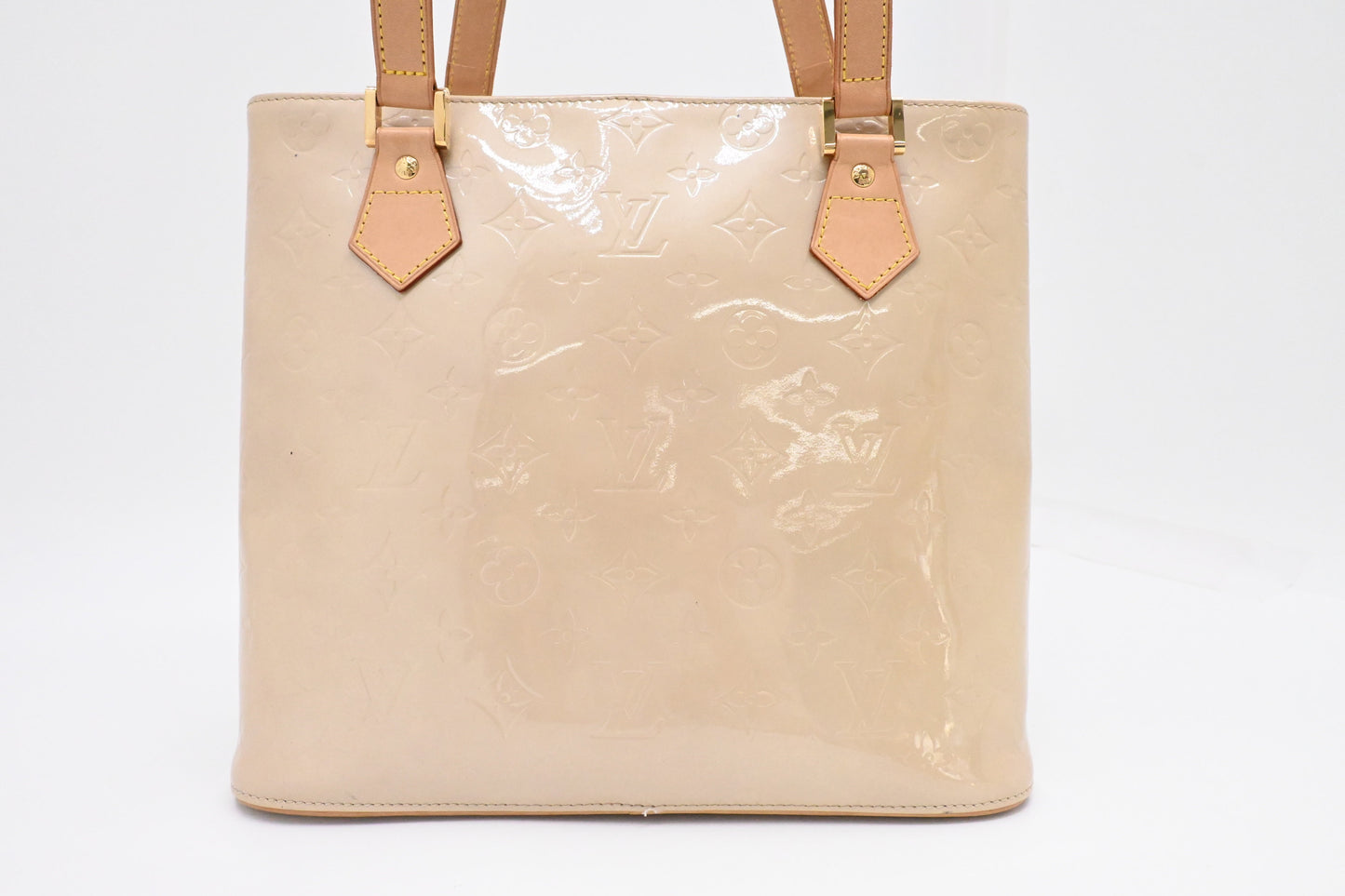 Louis Vuitton Houston Dune Vernis Leather Handbag