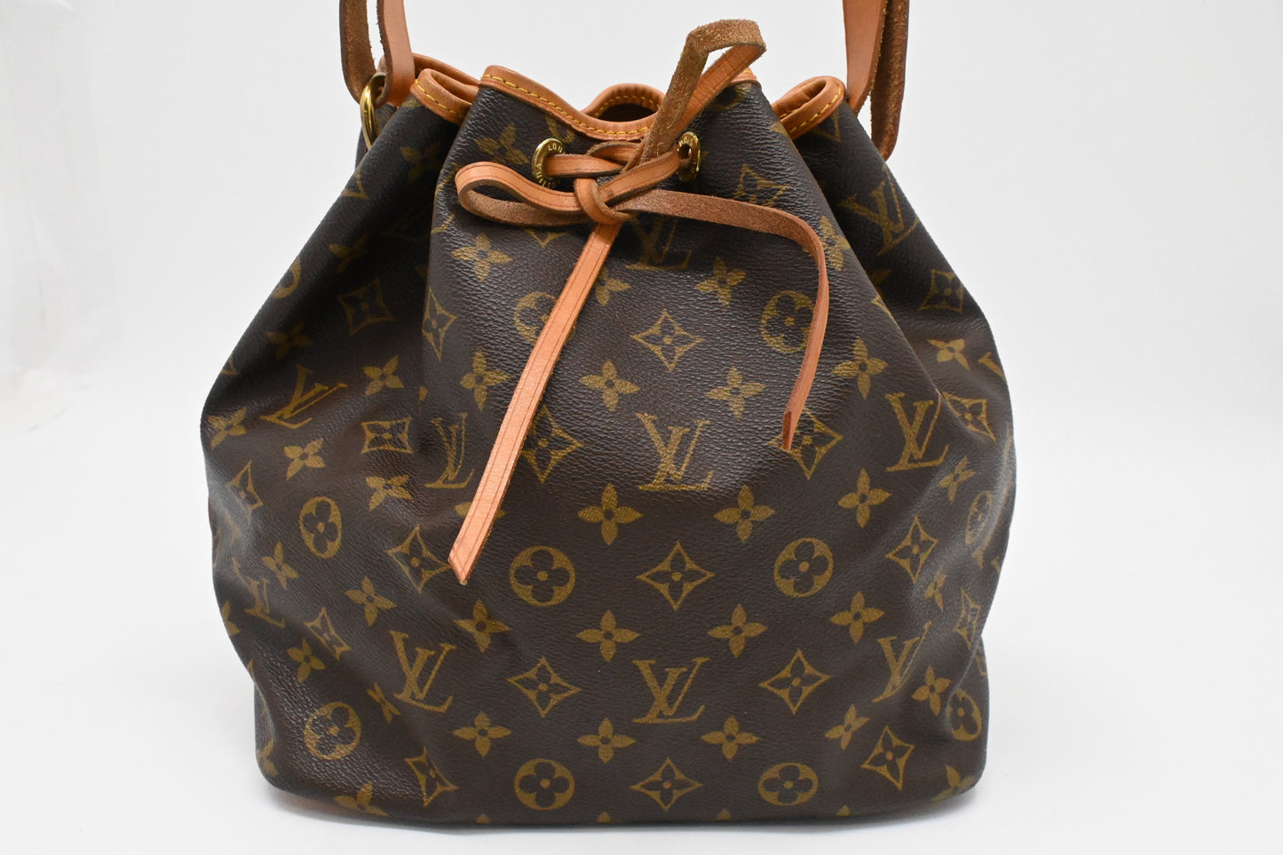 Louis Vuitton Petit Noe Monogram Canvas Handbag Monogram Canvas