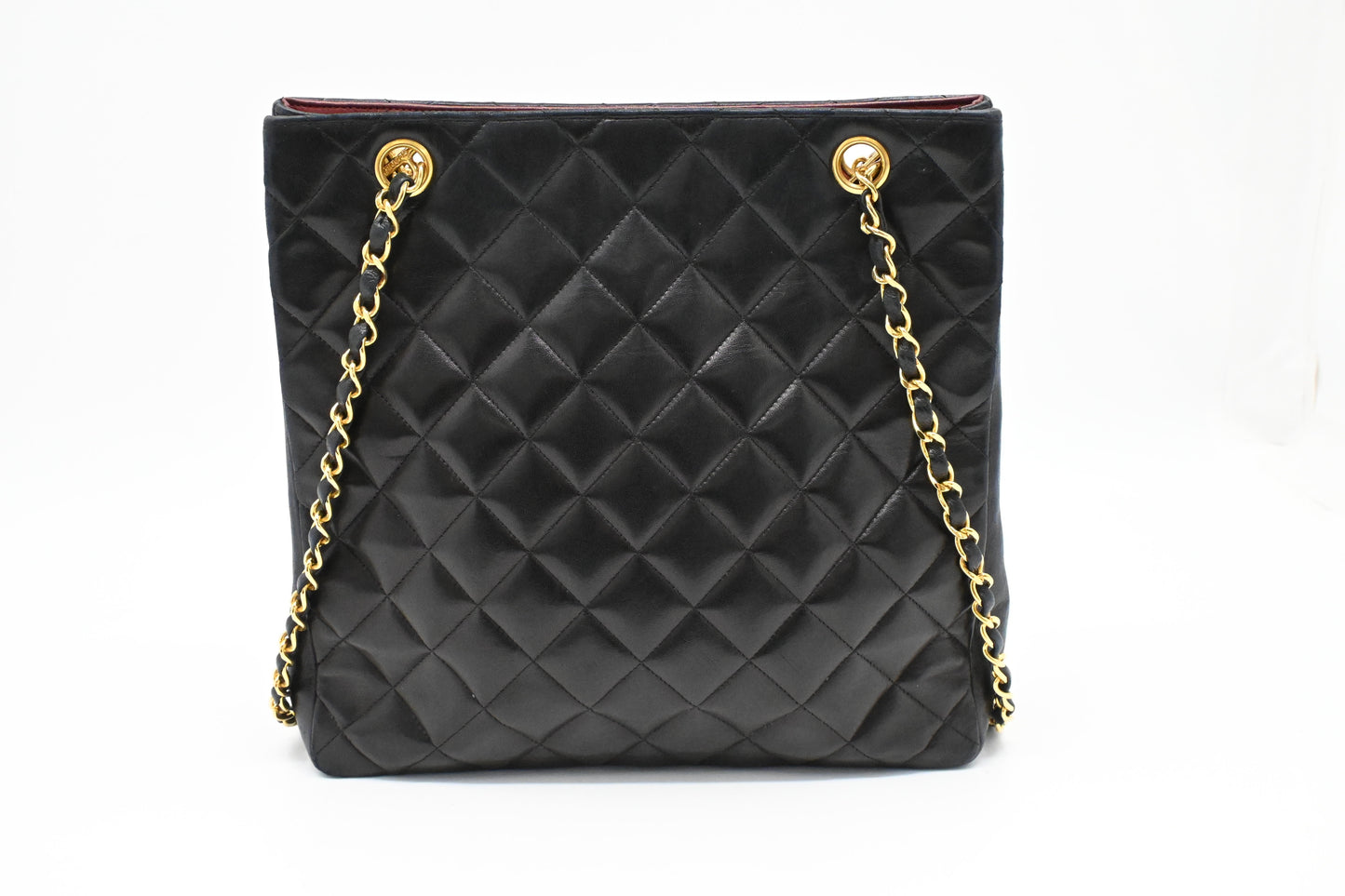 Chanel Mattelassé Black Leather Shoulder Bag Leather 3
