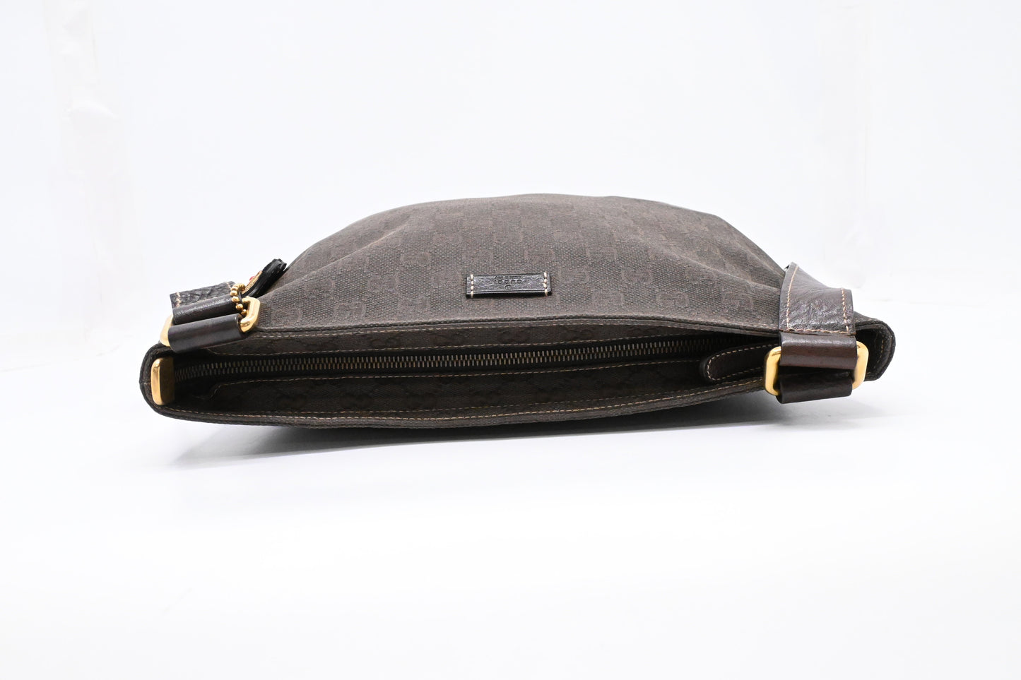 Gucci Square GG Canvas Brown Crossbody Bag
