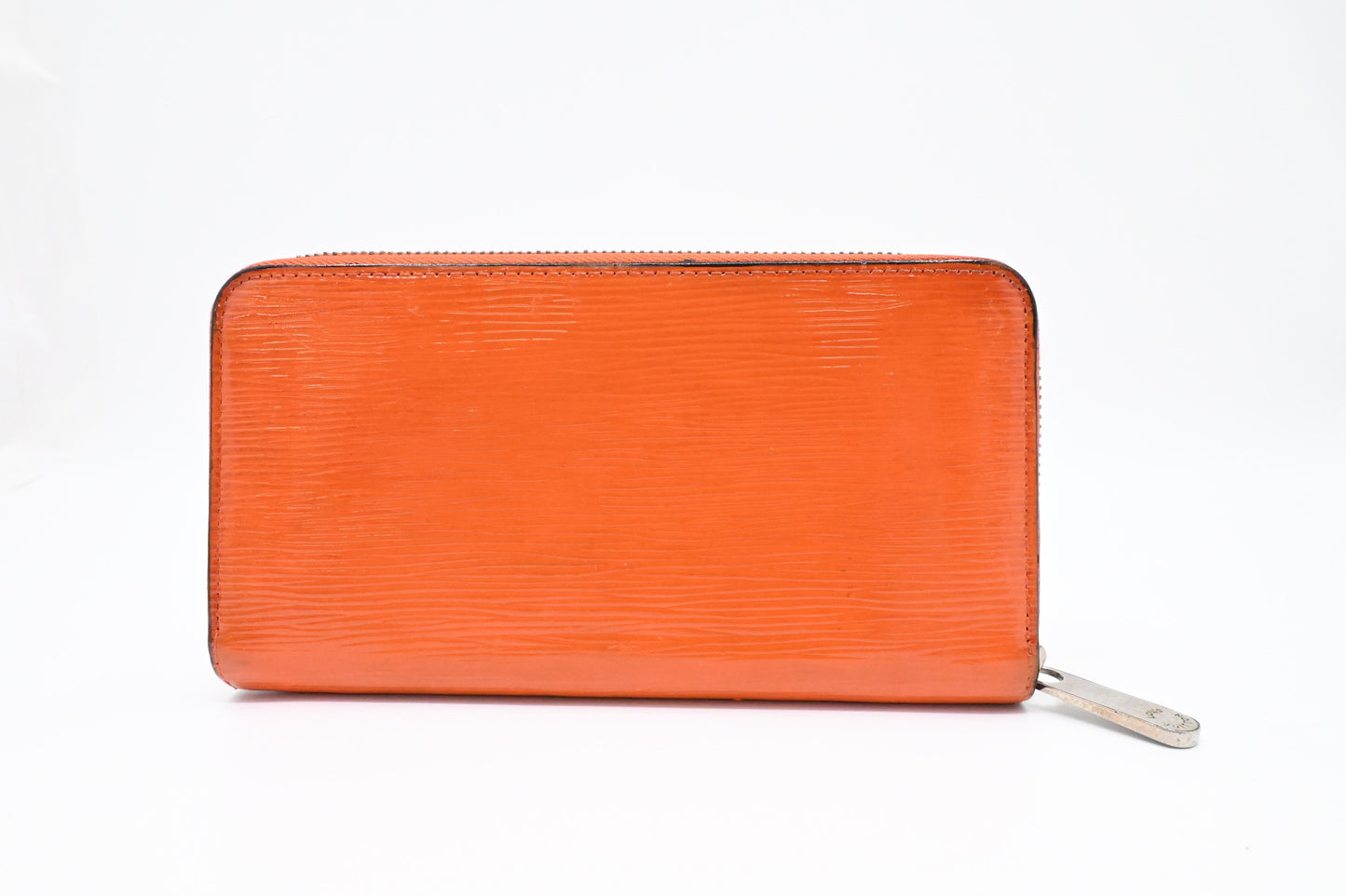 Louis Vuitton Zippy Long Epi Leather Orange Wallet Case