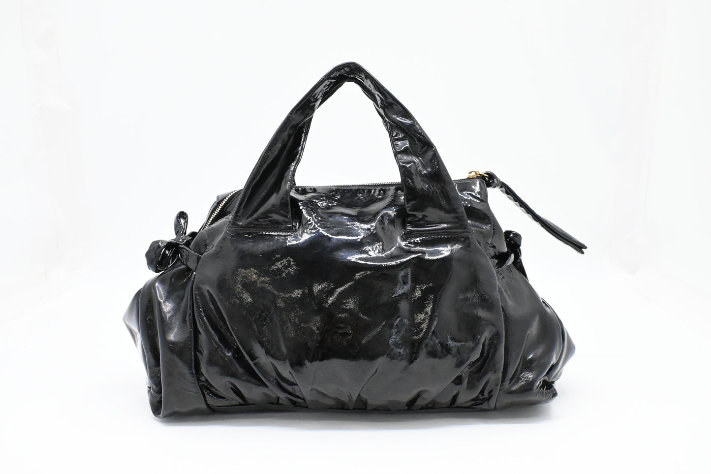 Gucci Black Patent Leather Handbag