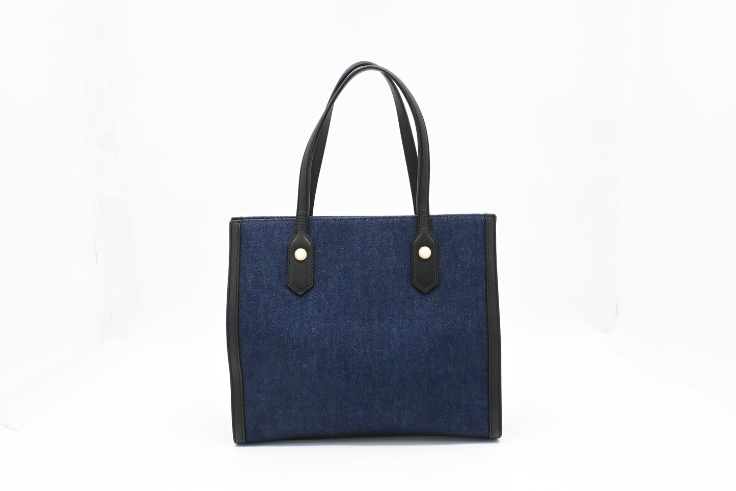 Gucci Tiger Embroidered Canvas Denim Tote Bag