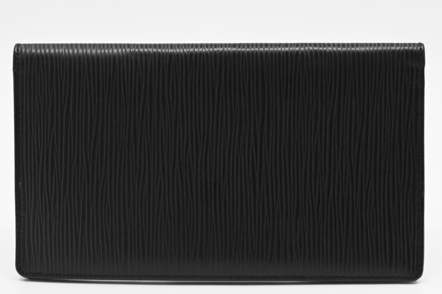 Louis Vuitton Bifold Epi Leather Black Wallet Case Leather 1