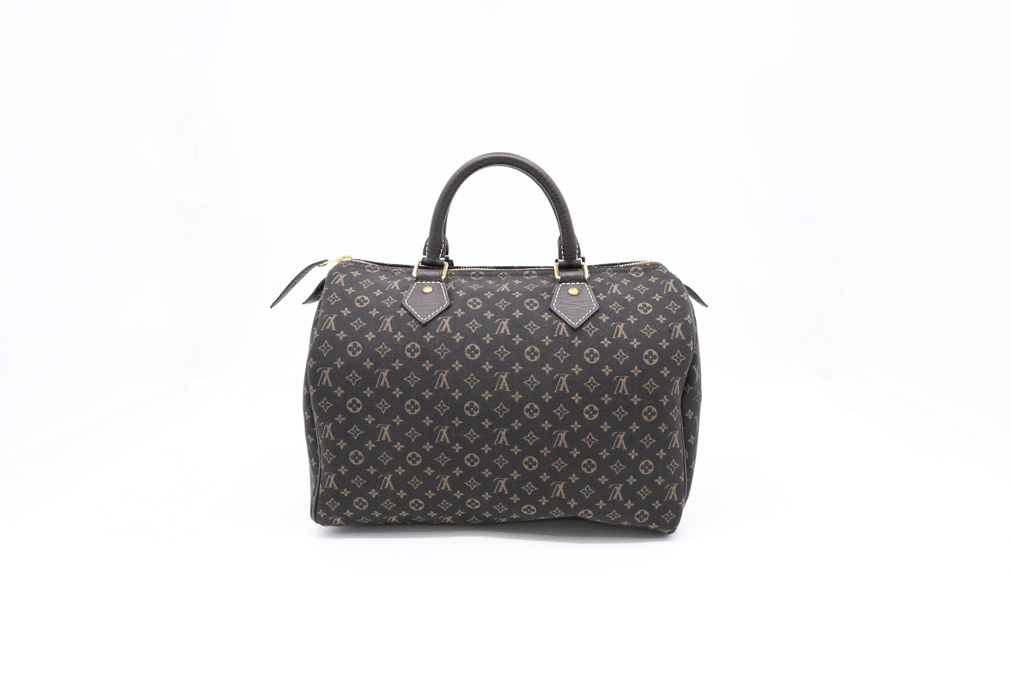 Louis Vuitton Speedy 30 Fusain Minilin Canvas Handbag