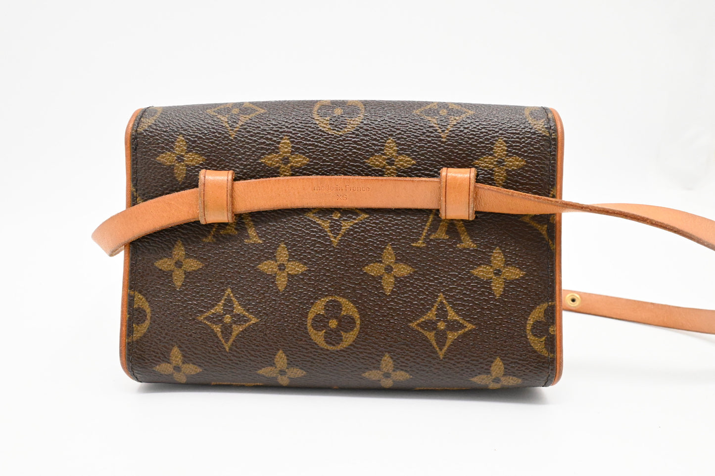 Louis Vuitton Pochette Florentine Monogram Canvas Clutch Bag