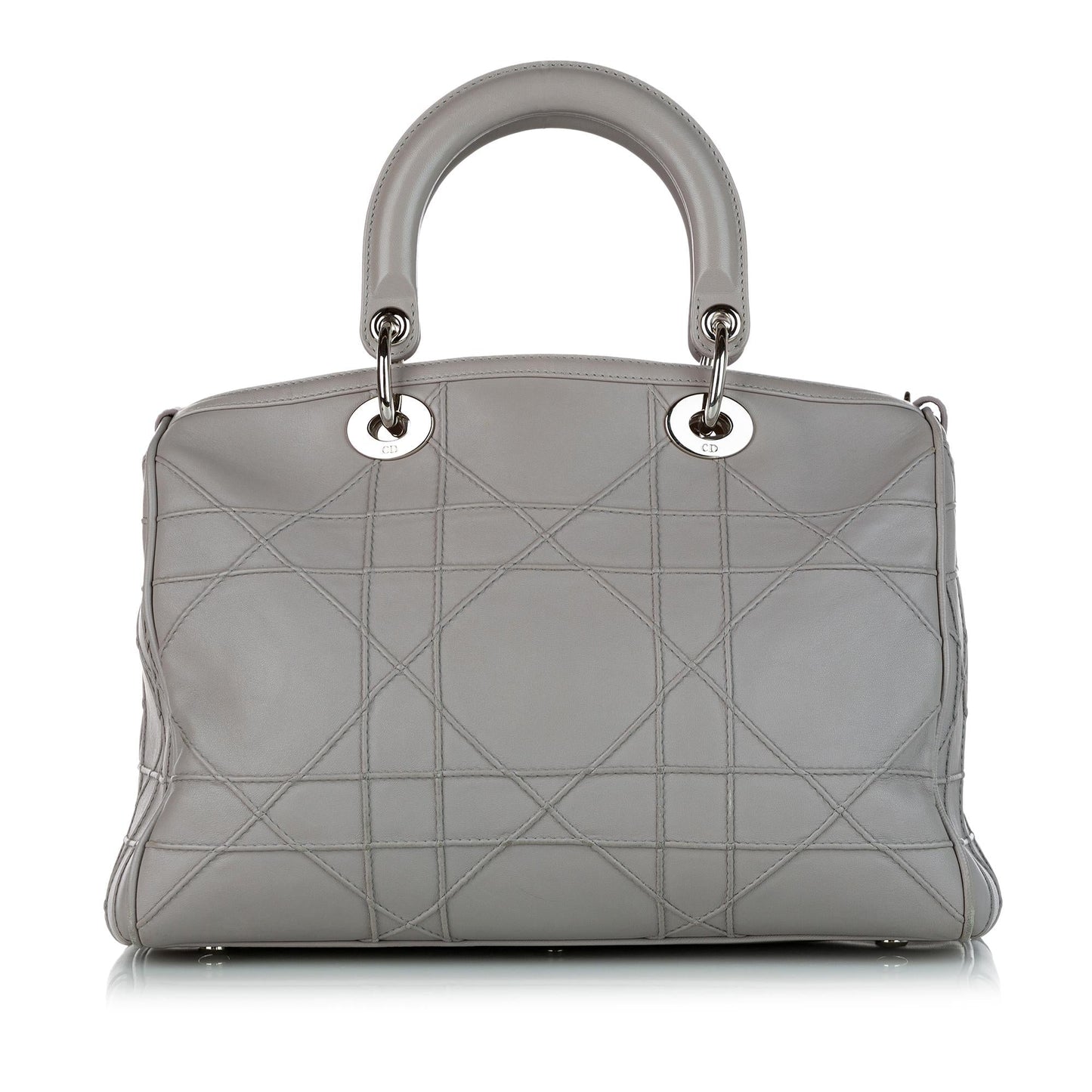 Dior Cannage Granville Satchel Shg Leather Satchel Bag