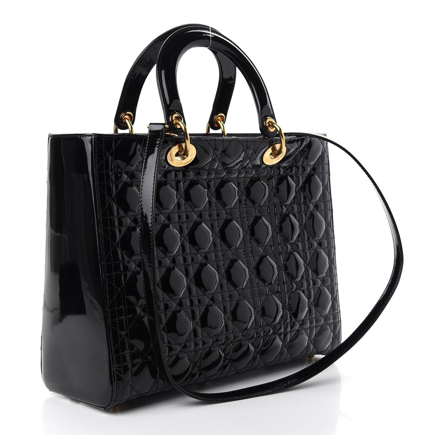 Dior Cannage Lambskin Lady Bag Leather Quilted Travel Bag