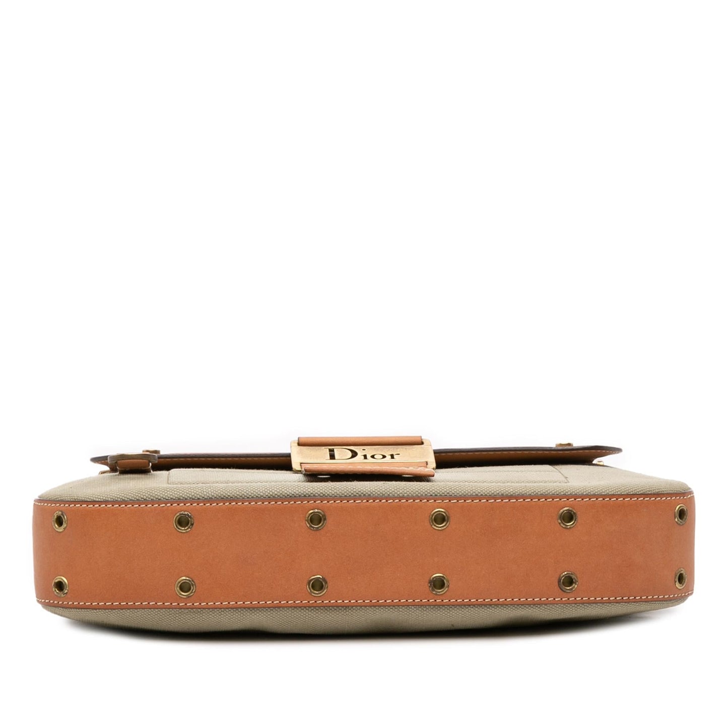 Dior And Street Chic Columbus Shoulder Bag Leather Canvas