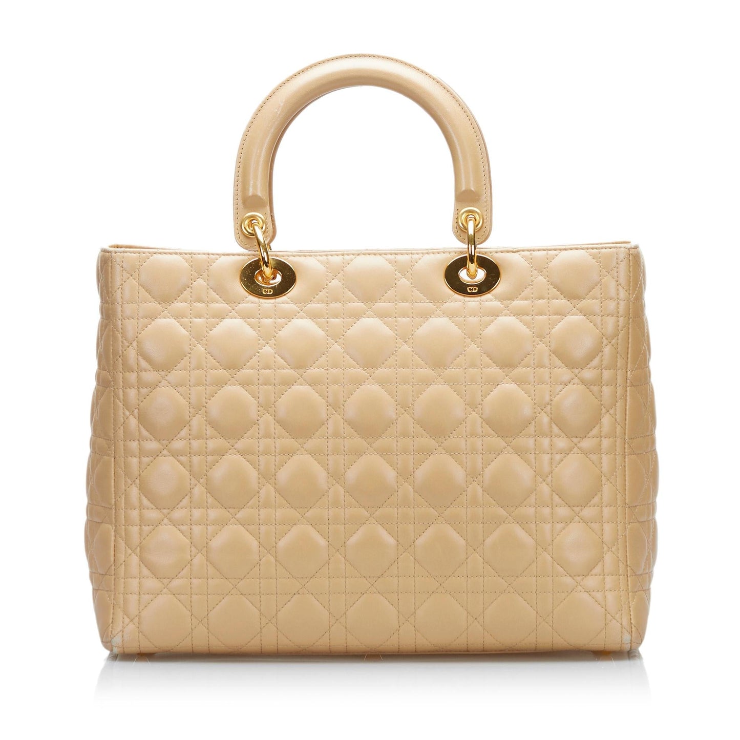 Dior Cannage Lady Shg Satchel Bag Large