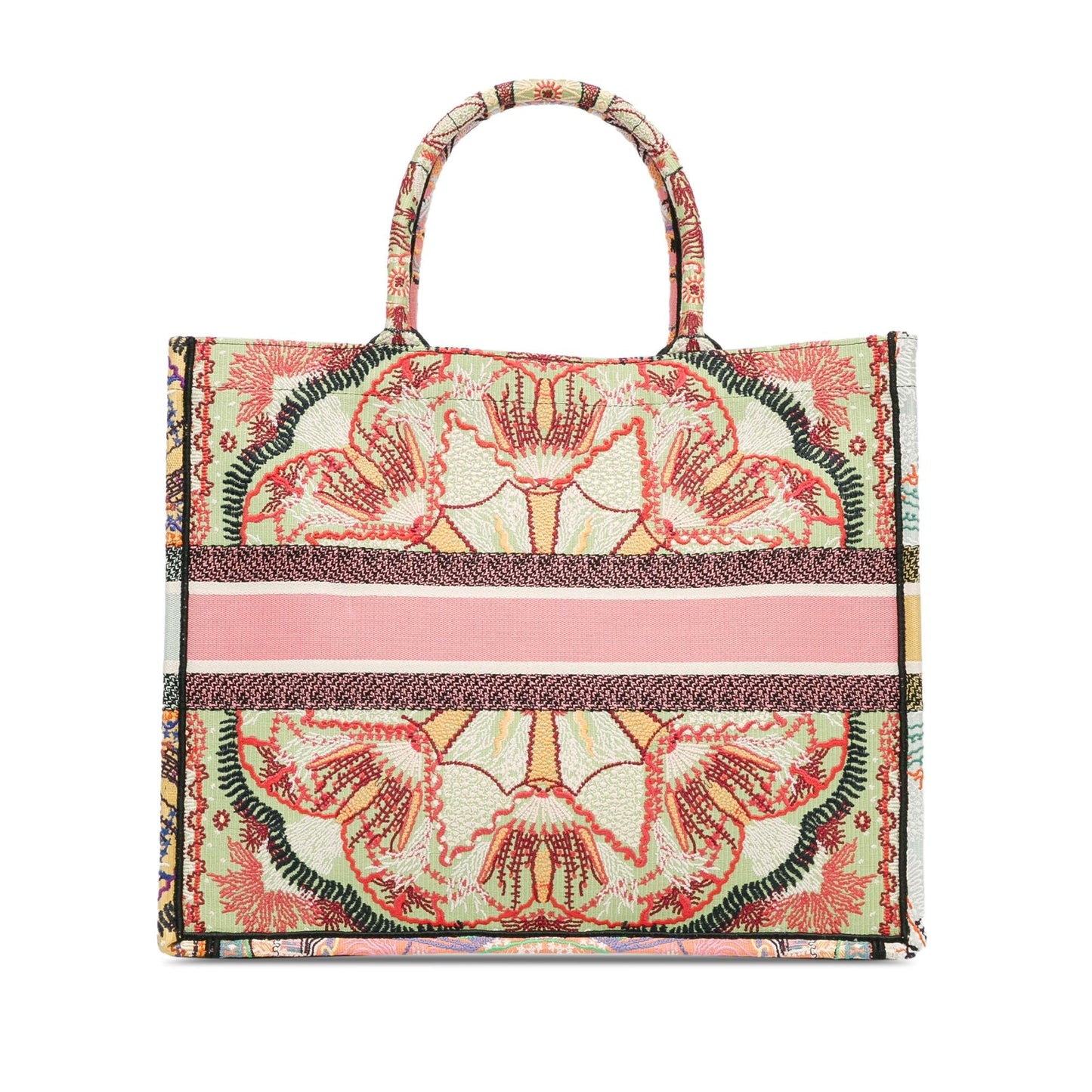 Dior Book Tote Shg Sv0Jbo Canvas Large Embroidered Tote Bag