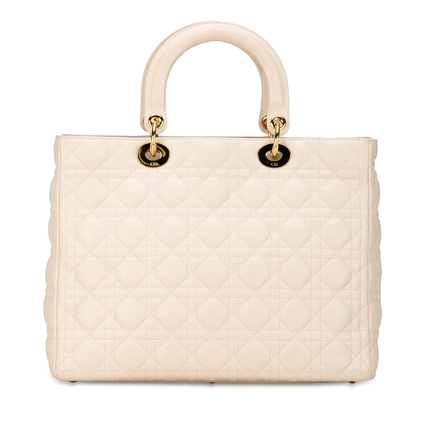 Dior Cannage Lady Shg Taw0H5 Satchel Bag Lambskin Large