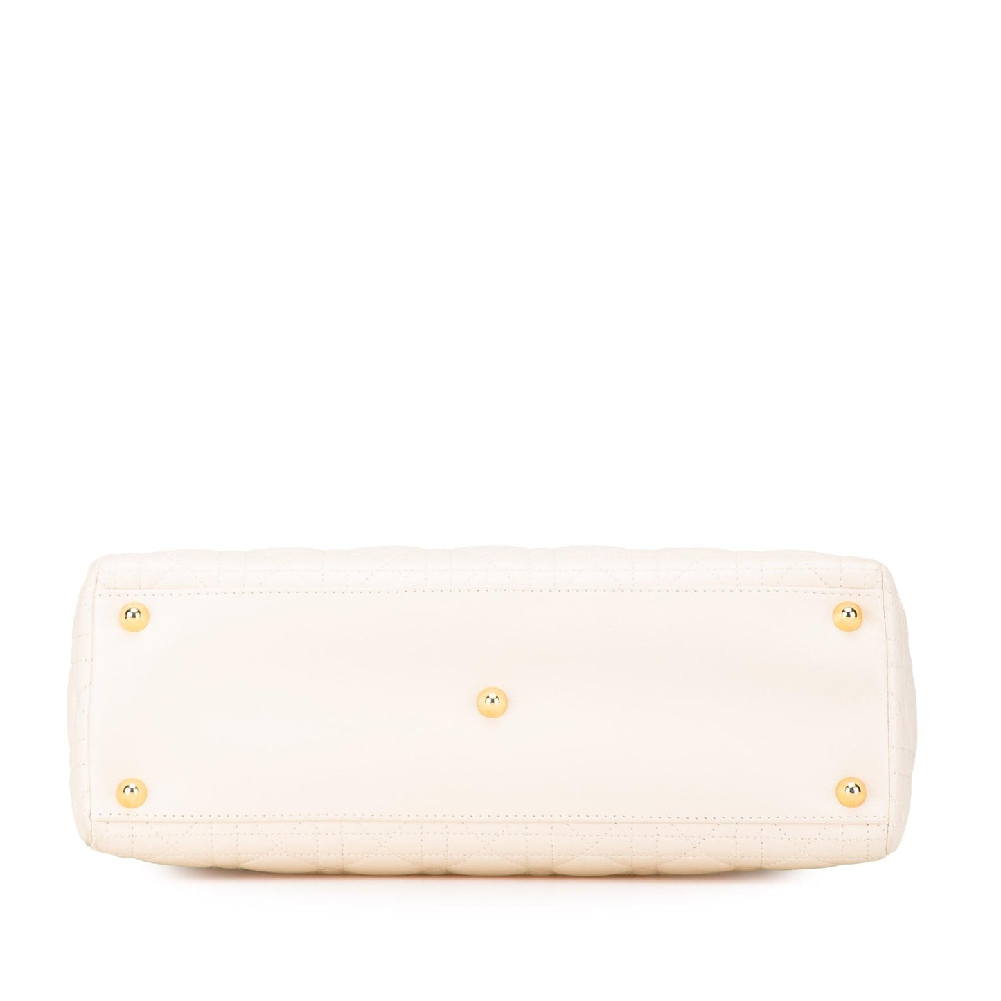 Dior Cannage Lady Satchel Bag Lambskin Large