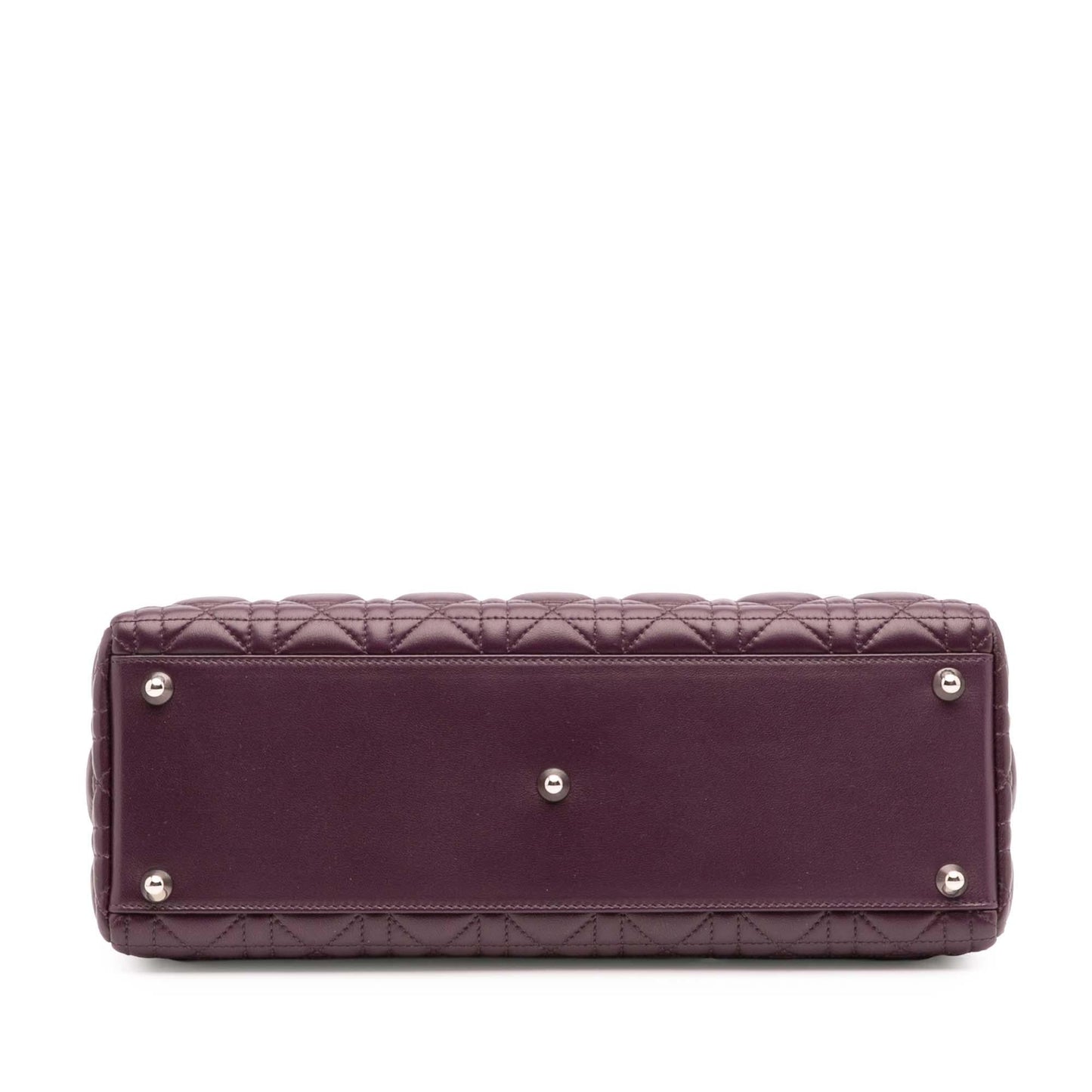Dior Cannage Lady Satchel Bag Lambskin Large Lady Dior 4