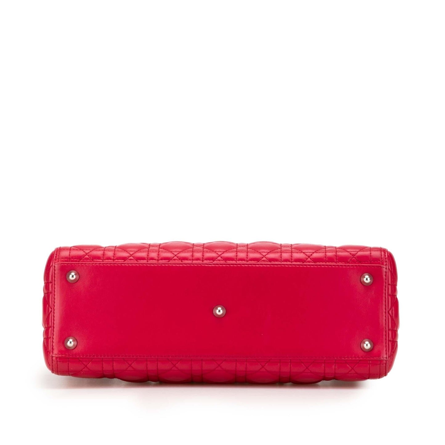 Dior Cannage Lady Satchel Bag Lambskin Large Lady Dior 6
