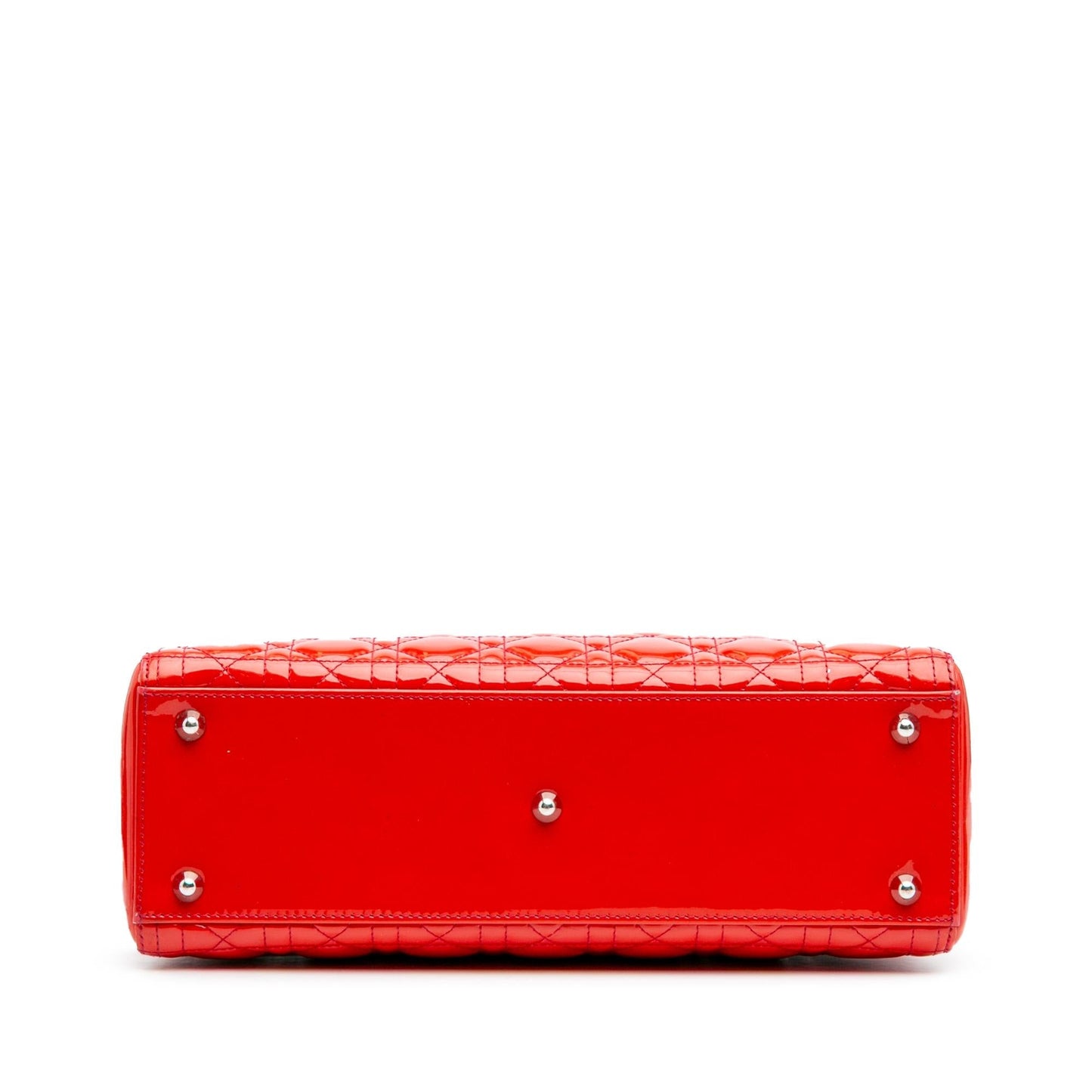 Dior Cannage Lady Satchel Bag Patent Large Lady Dior 5