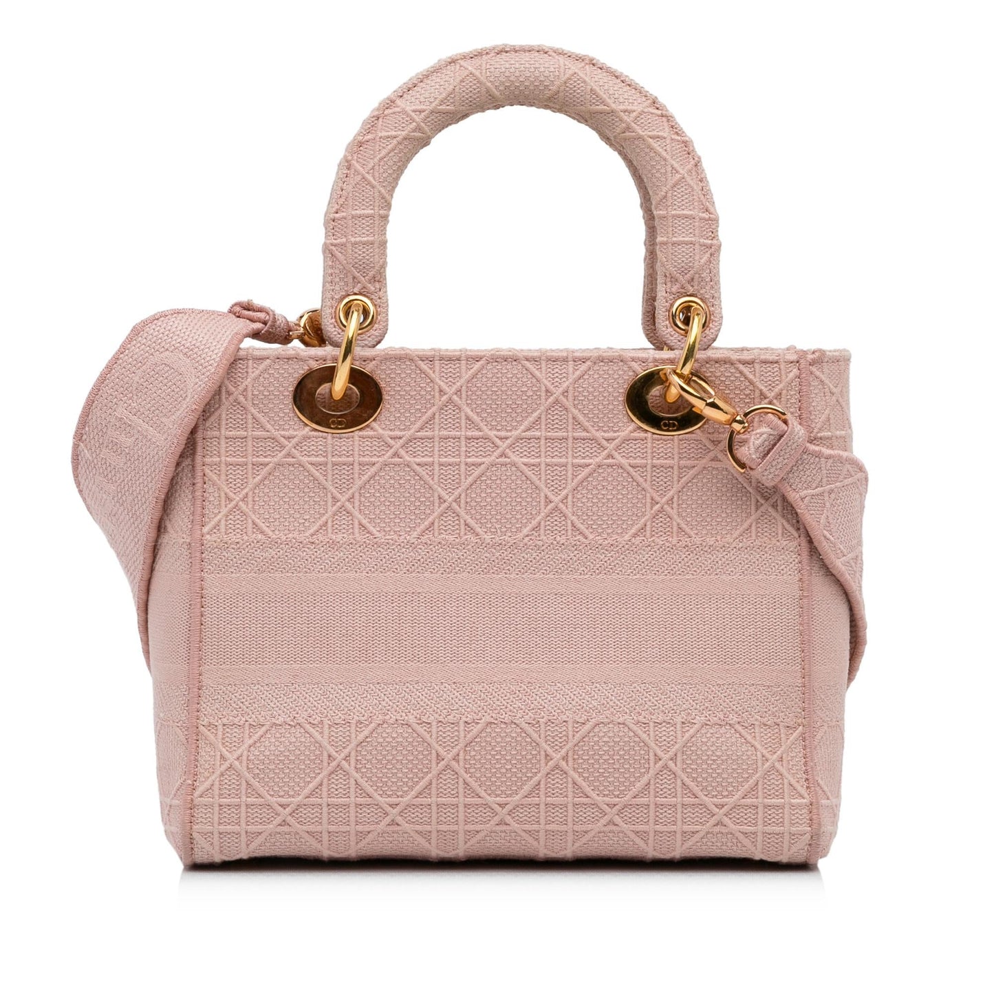 Dior Cannage Lady Lite Satchel Bag Medium