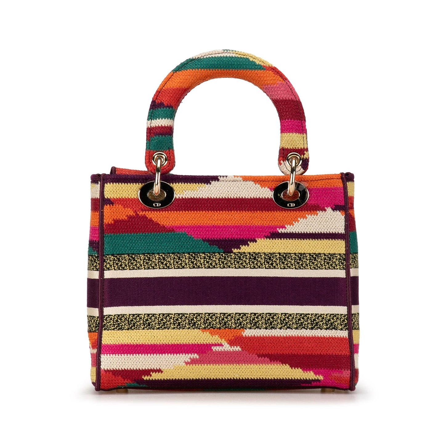 Dior Lady Lite Shg Mq2Rvy Satchel Bag Canvas Medium
