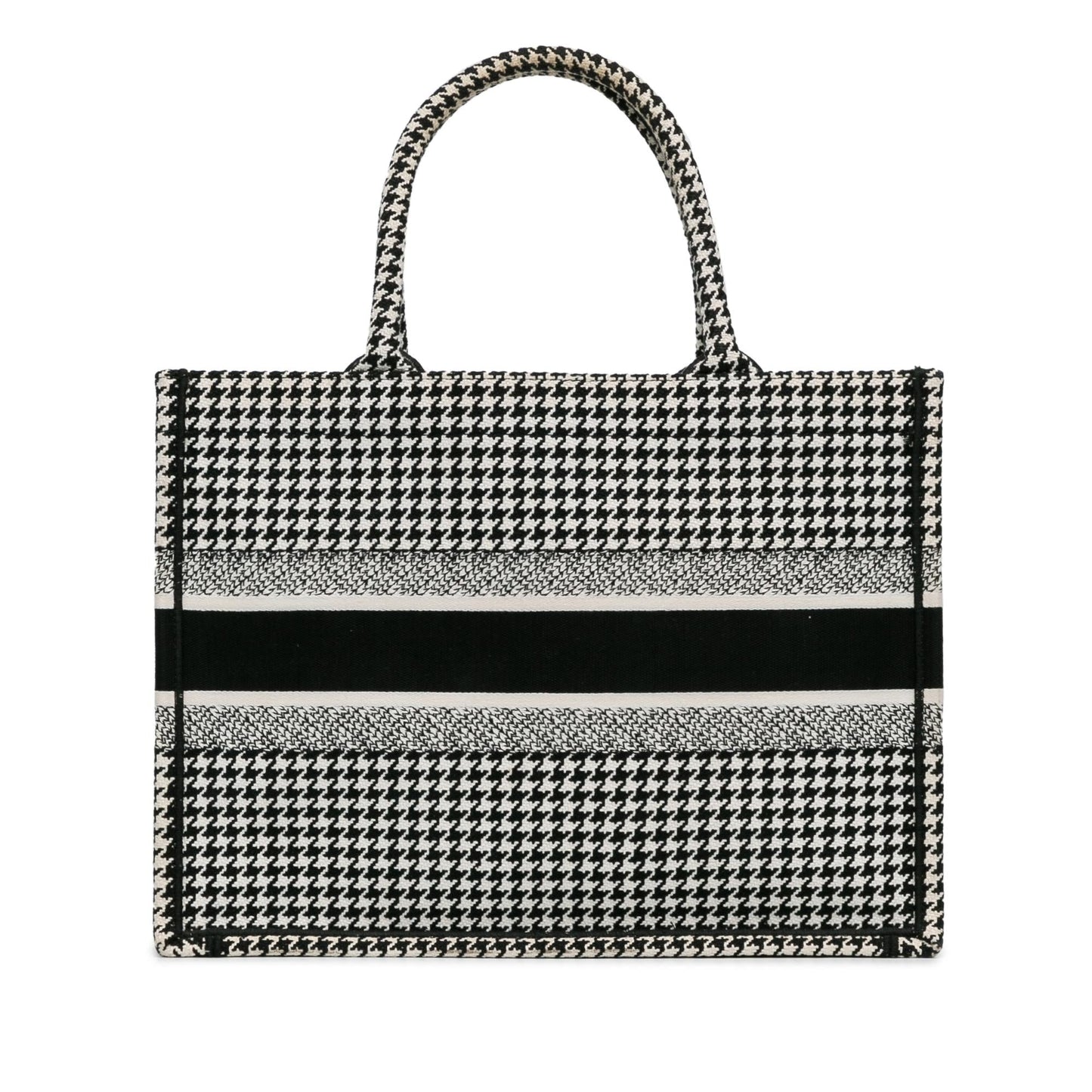 Dior Houndstooth Book Tote Shg Lszq4L Medium Tote Bag