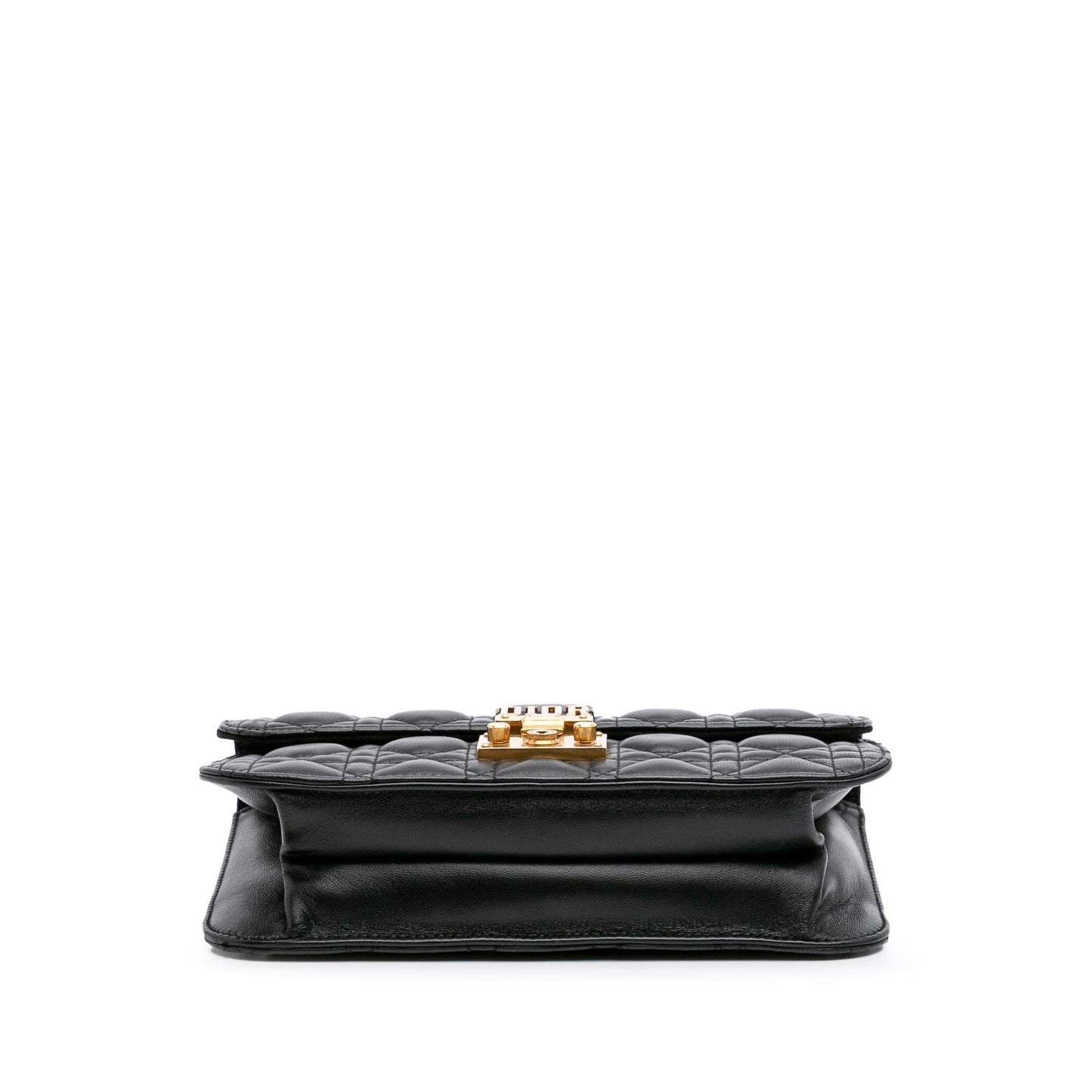 Dior Cannage addict Shoulder Bag Lambskin Medium Flap