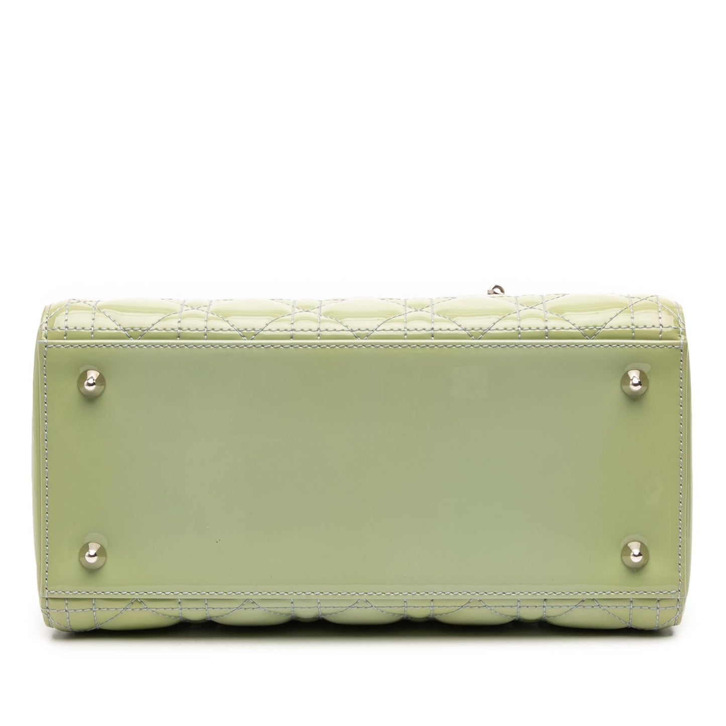 Dior Cannage Lady Satchel Bag Patent Medium Lady Dior 31