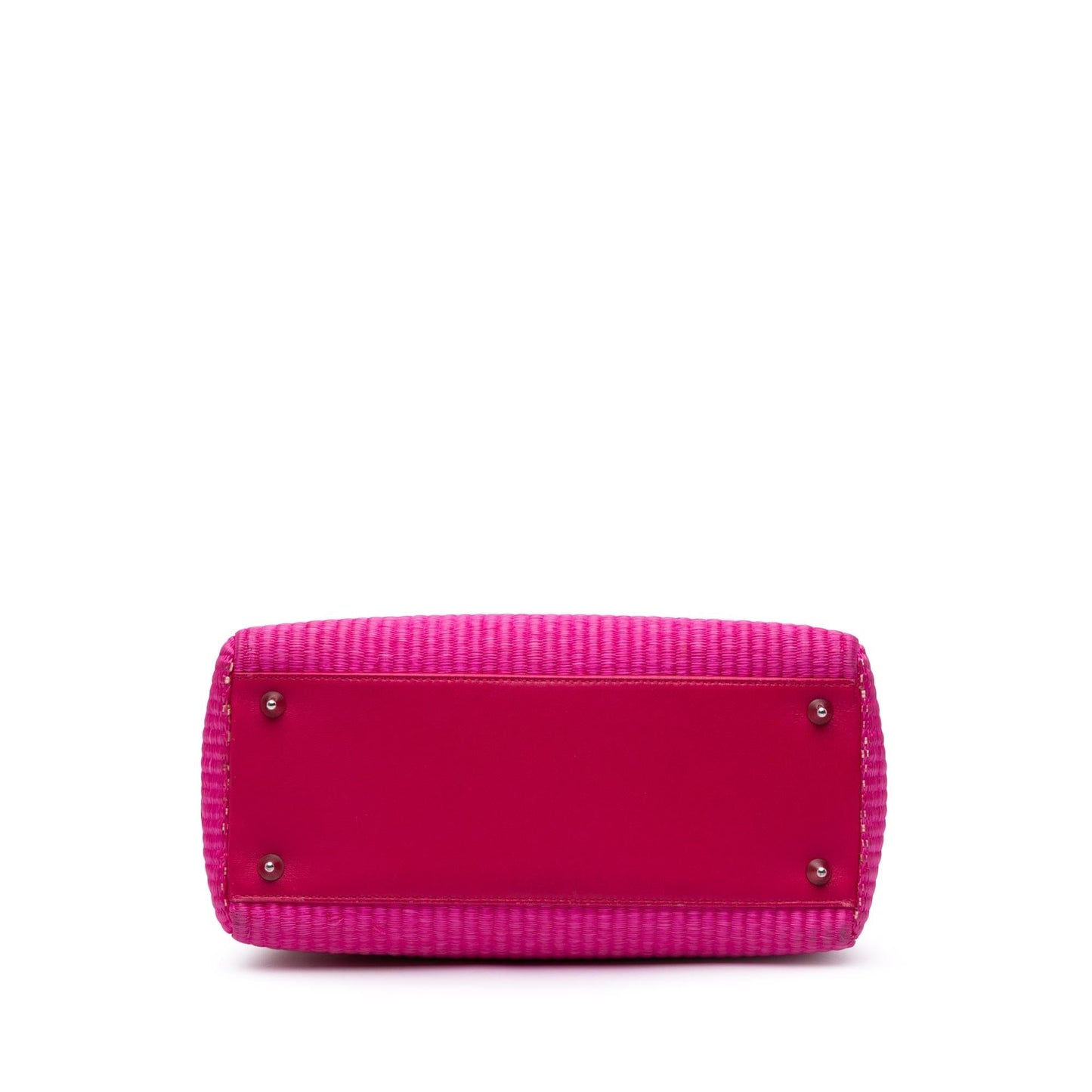 Dior Lady Satchel Bag Raffia Medium Lady Dior 1