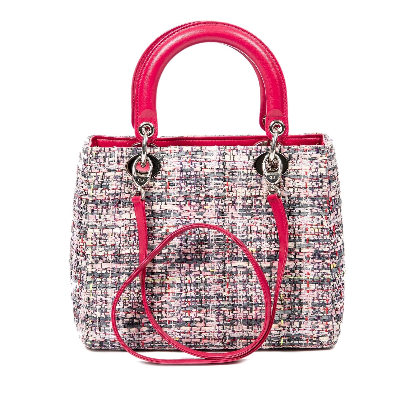 Dior Tweed Lady Satchel Shg 8Yjnuk Medium Satchel Bag
