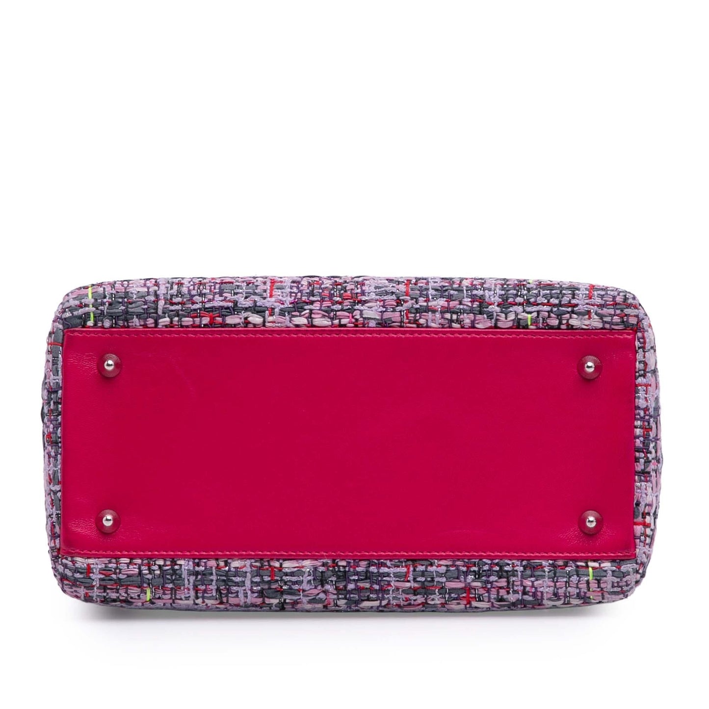Dior Tweed Lady Satchel Bag Medium Lady Dior 1