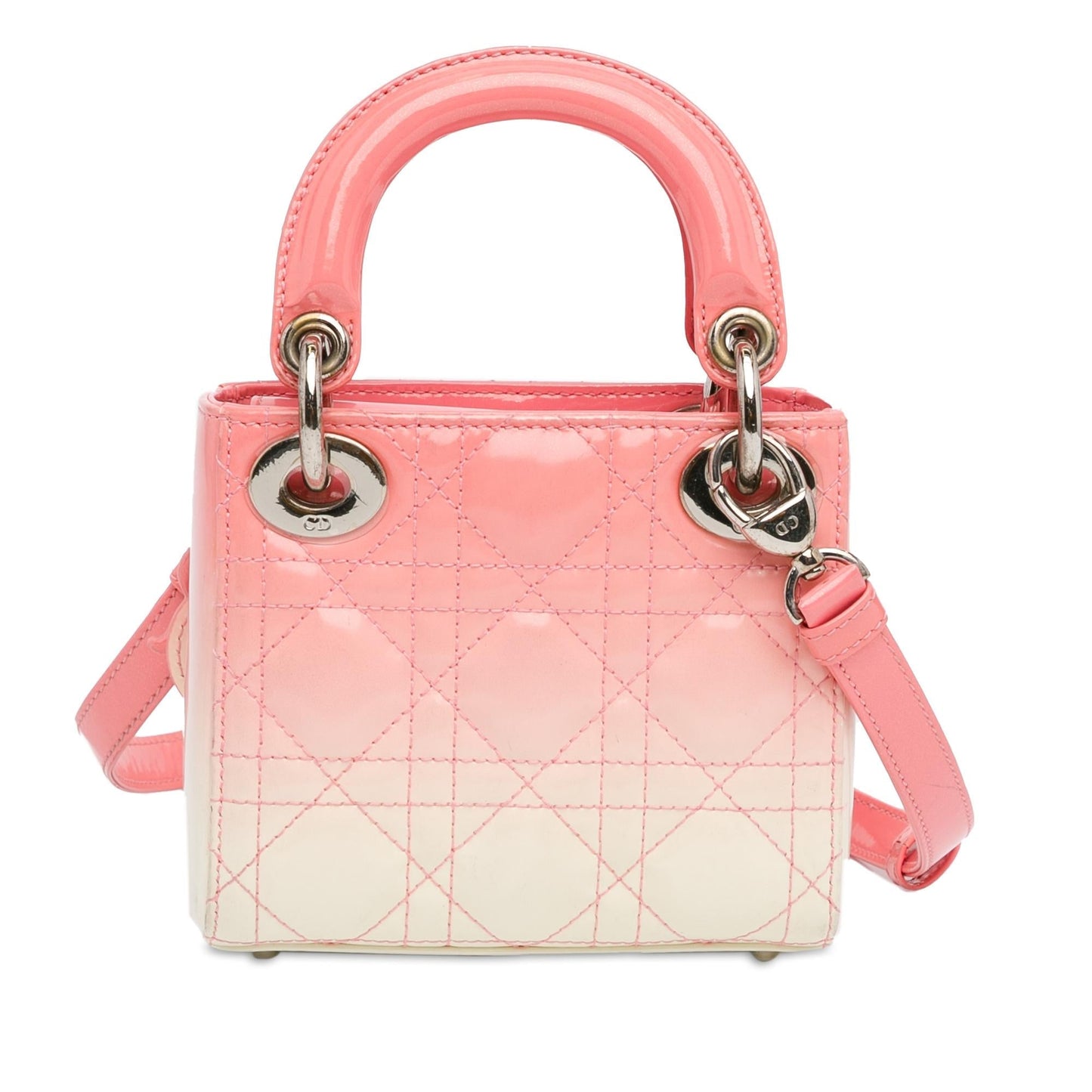 Dior Ombre Cannage Lady Shg 9Xis5T Satchel Bag Patent Micro