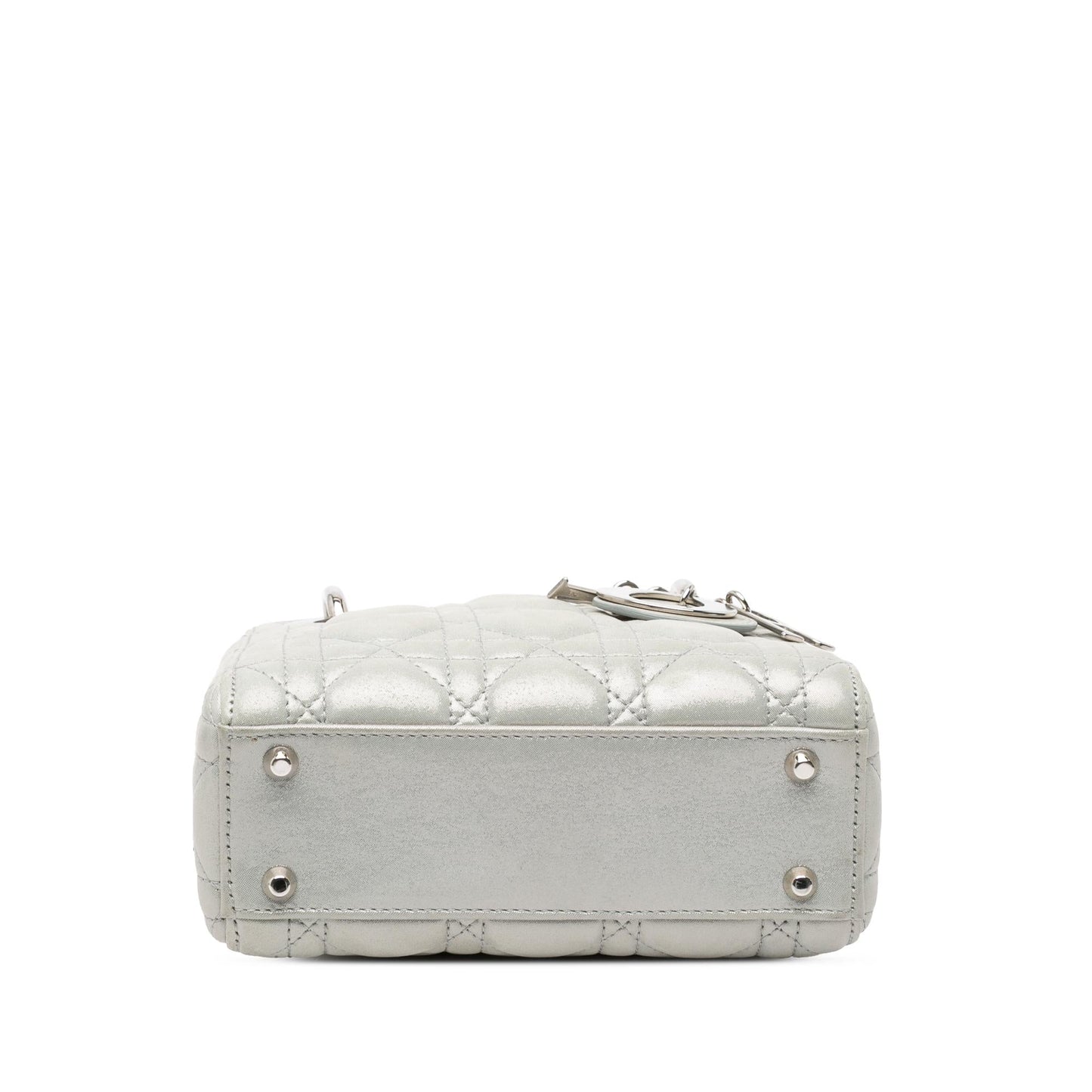 Dior Iridescent Cannage Lady Satchel Bag Lambskin Mini Lady Dior 1