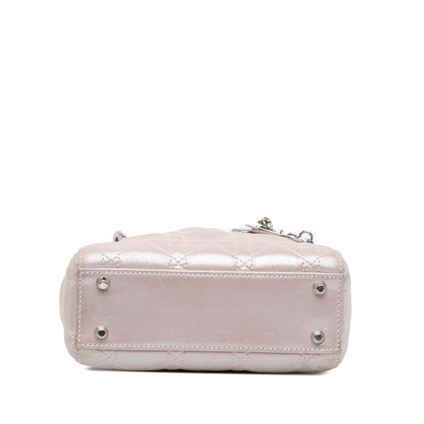 Dior Iridescent Cannage Lady Satchel Bag Lambskin Mini Lady Dior 2