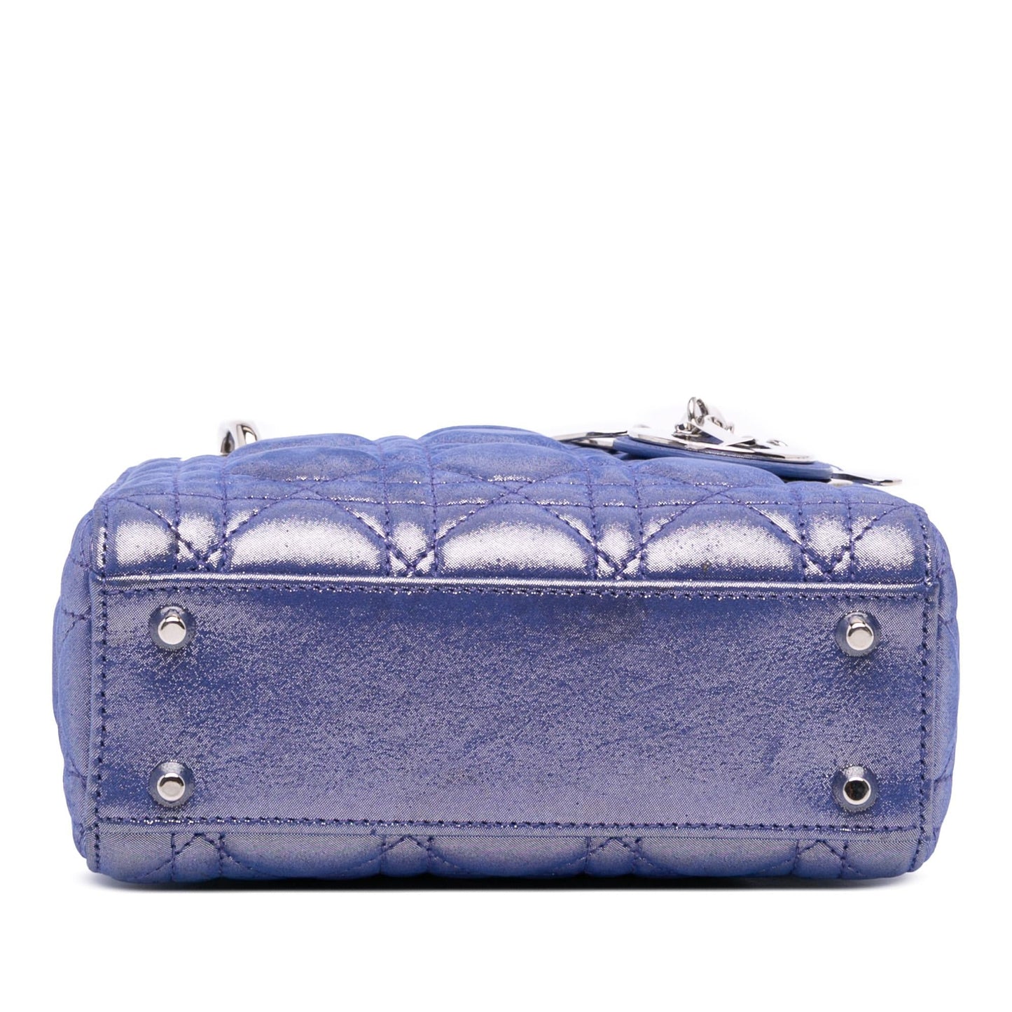 Dior Iridescent Cannage Lady Satchel Bag Lambskin Mini Lady Dior 13